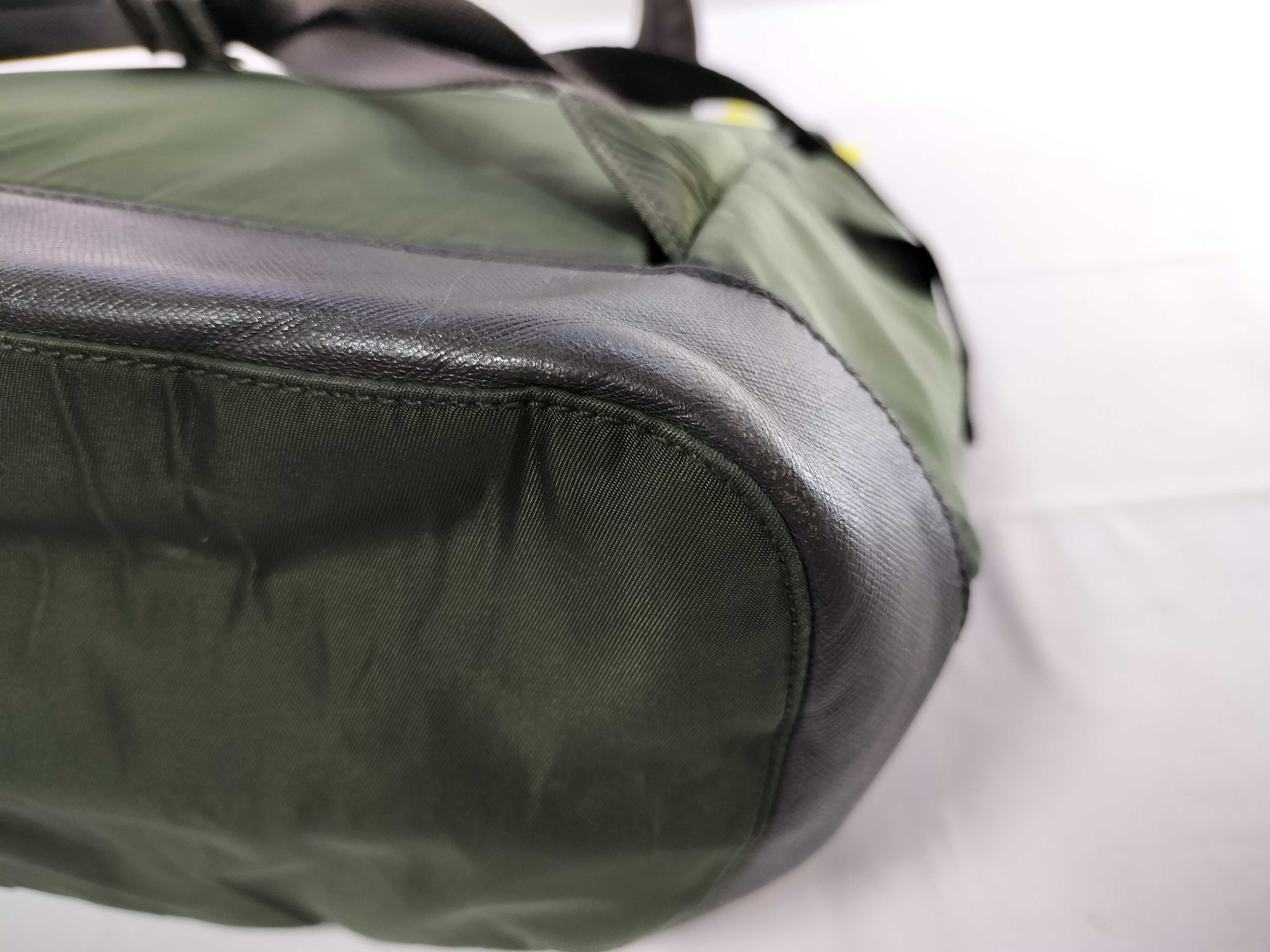 Nylon Backpack, Khaki — view 6