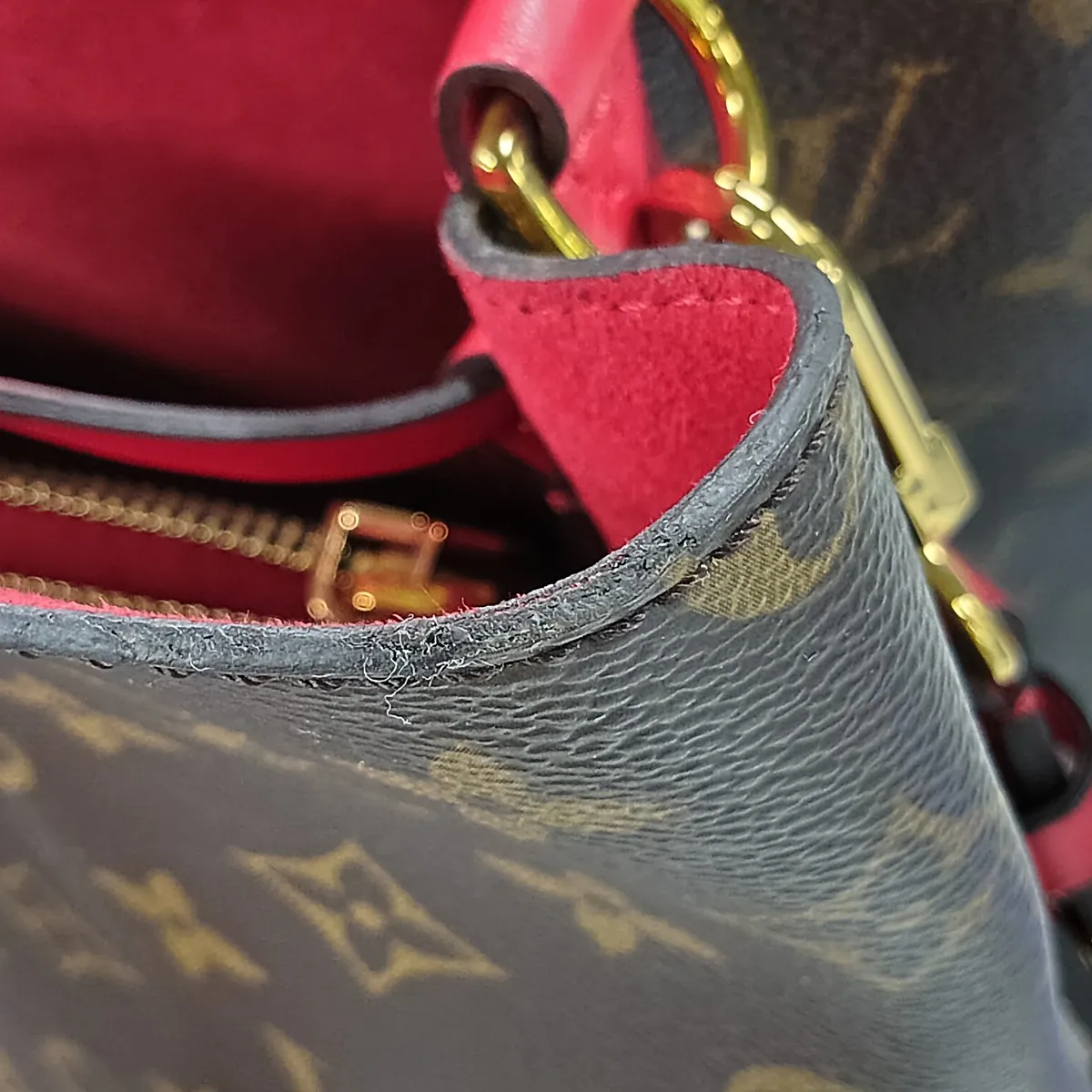 Monogram NeoNoe M44021 BE0261 Red x Brown — view 11