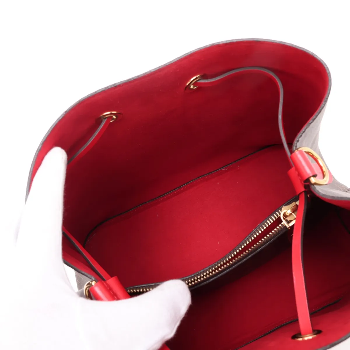 Monogram NeoNoe M44021 BE0261 Red x Brown — view 6