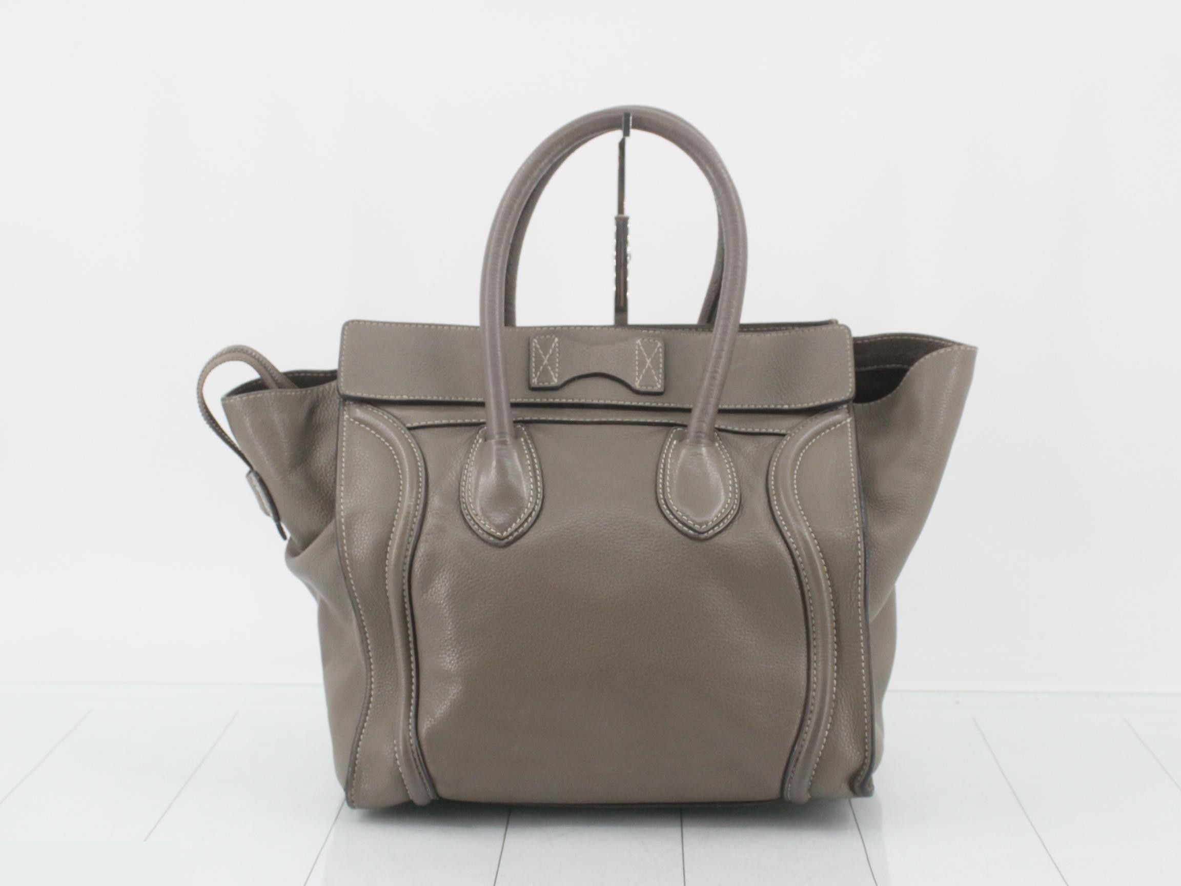 Luggage Mini Shopper Leather Tote Bag — view 2