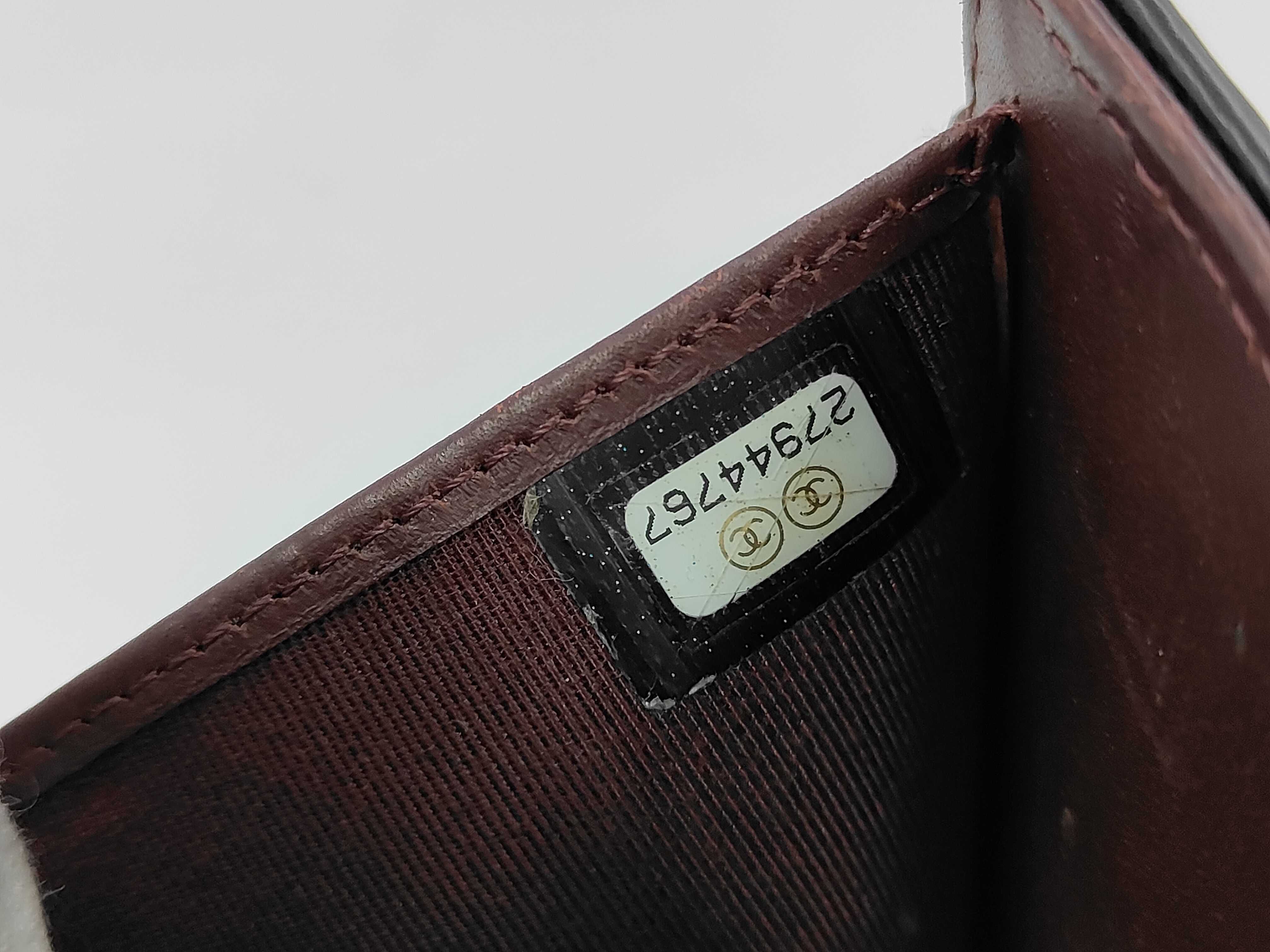 Black Caviar Leather Matelassé Wallet (Serial Number 27) — view 9