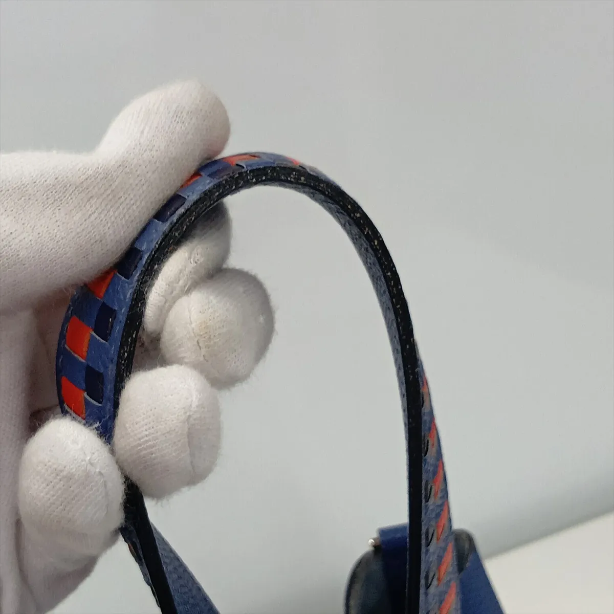 Picotin Lock 22 MM Tressage Veau Epsom Blue Brighton x Blue Saphir x Capucines Silver Hardware C: 2018 — view 12