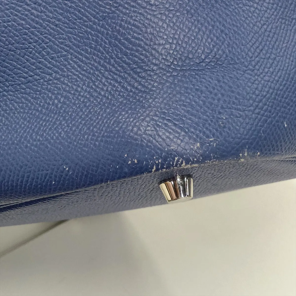 Picotin Lock 22 MM Tressage Veau Epsom Blue Brighton x Blue Saphir x Capucines Silver Hardware C: 2018 — view 15