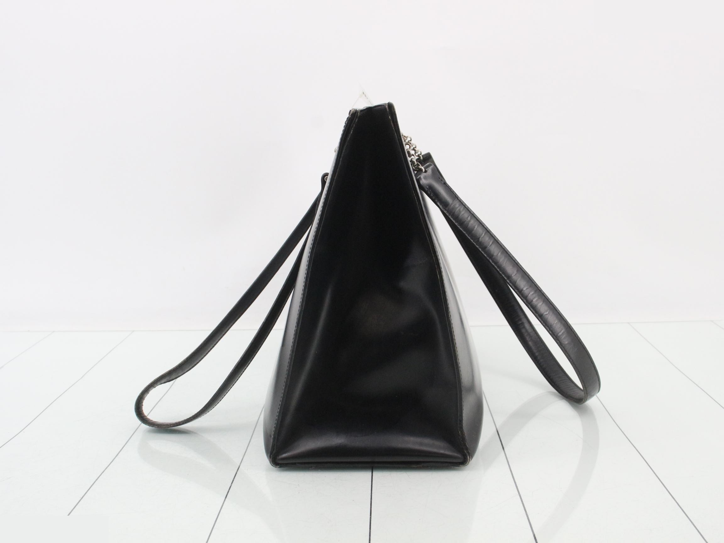 Panthère Tote Bag, Leather, Black — view 3