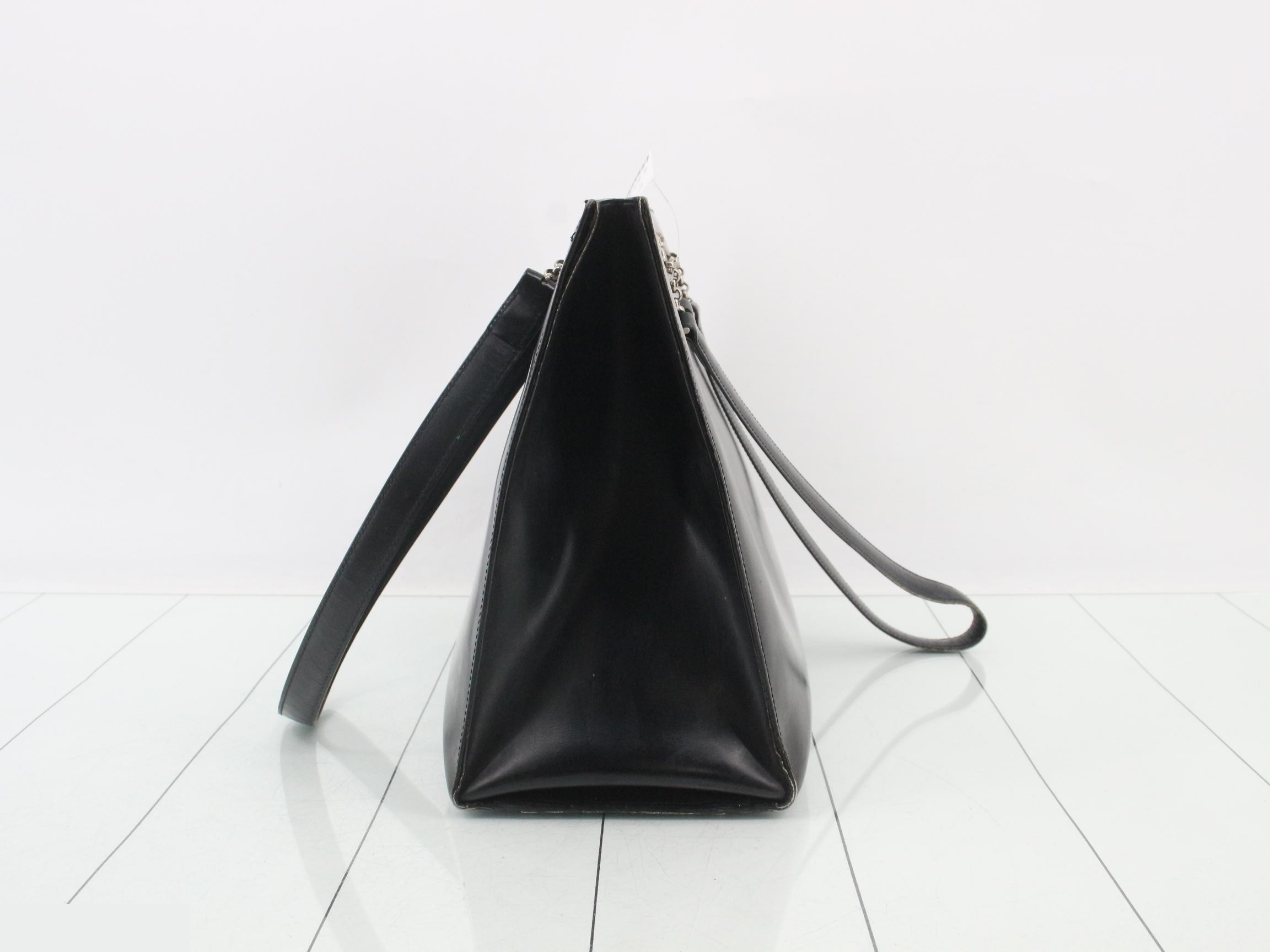 Panthère Tote Bag, Leather, Black — view 4