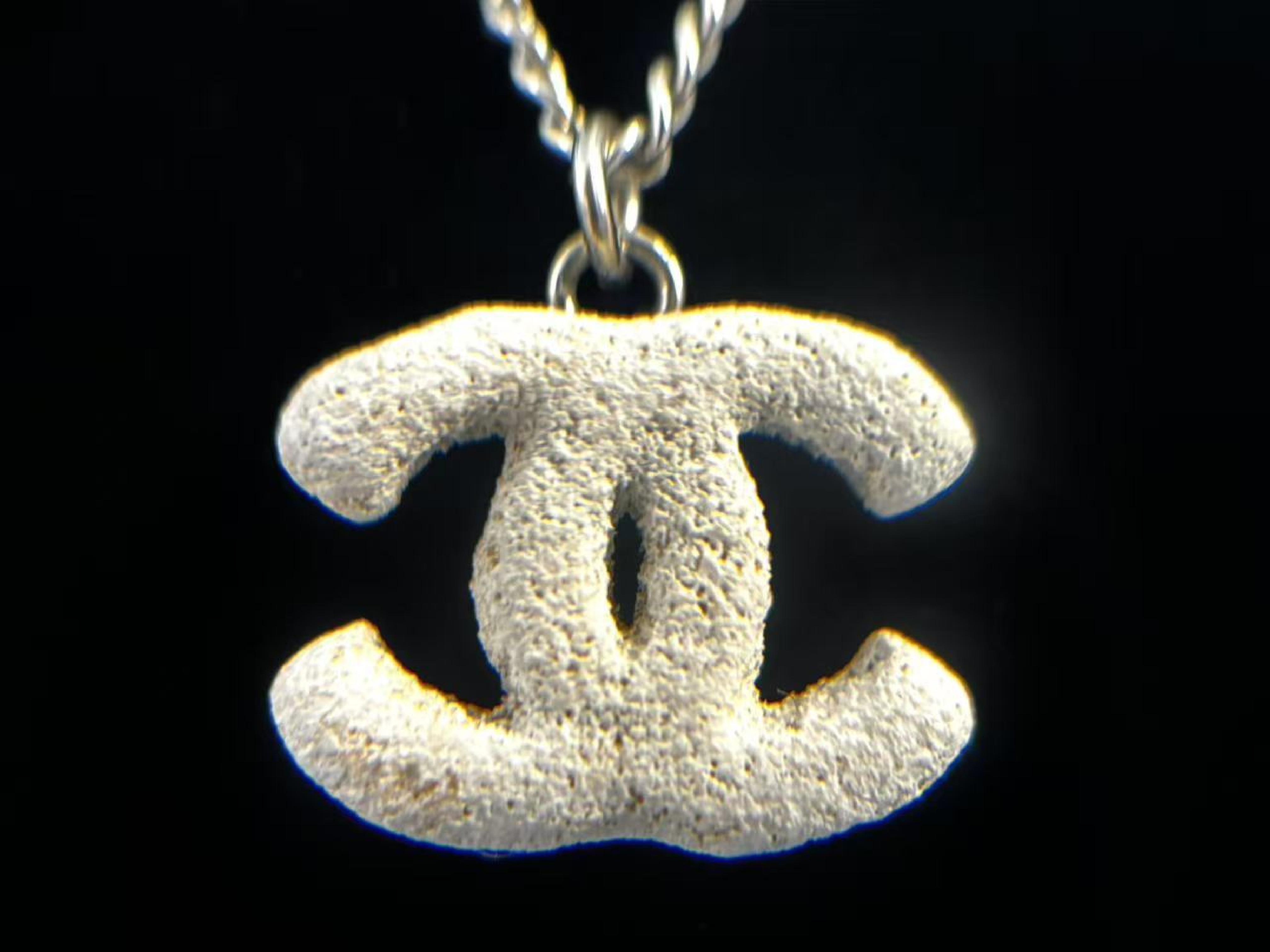Coco Coral-Style Silver Necklace, 8.3g, Chain approx. 42cm. — view 6