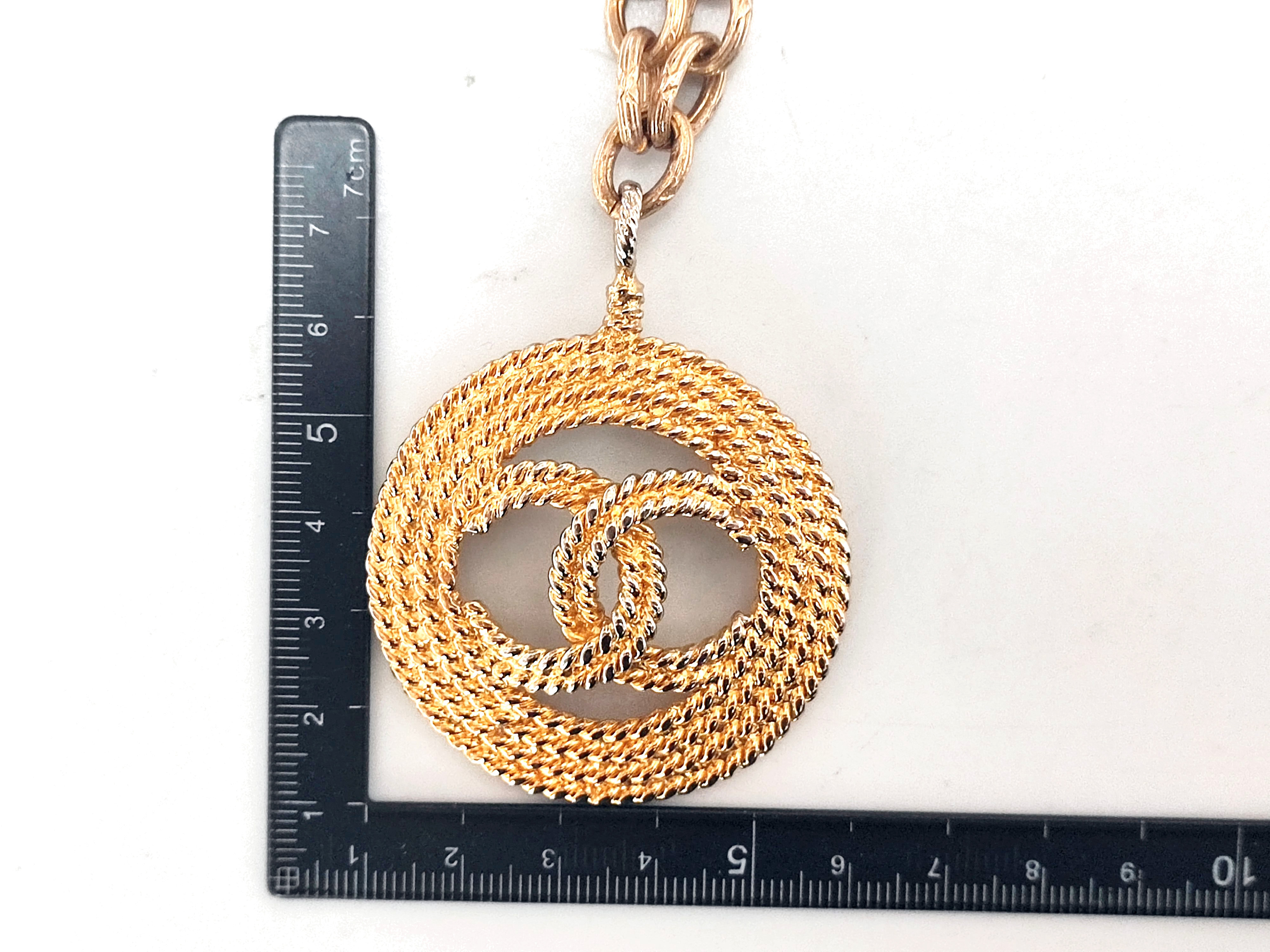 Coco Mark Mesh Pattern Necklace 2 8 Necklace — view 3