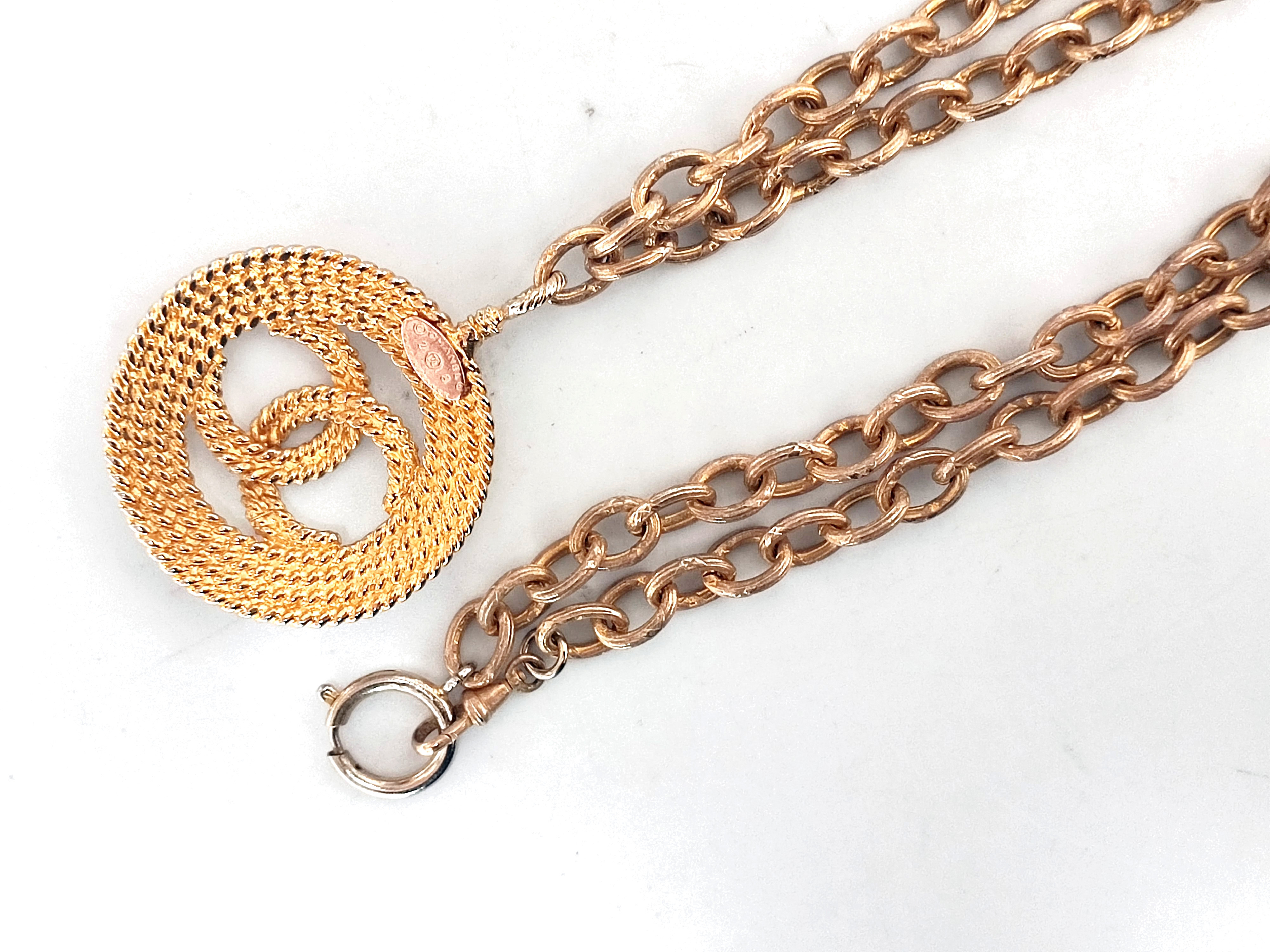 Coco Mark Mesh Pattern Necklace 2 8 Necklace — view 8