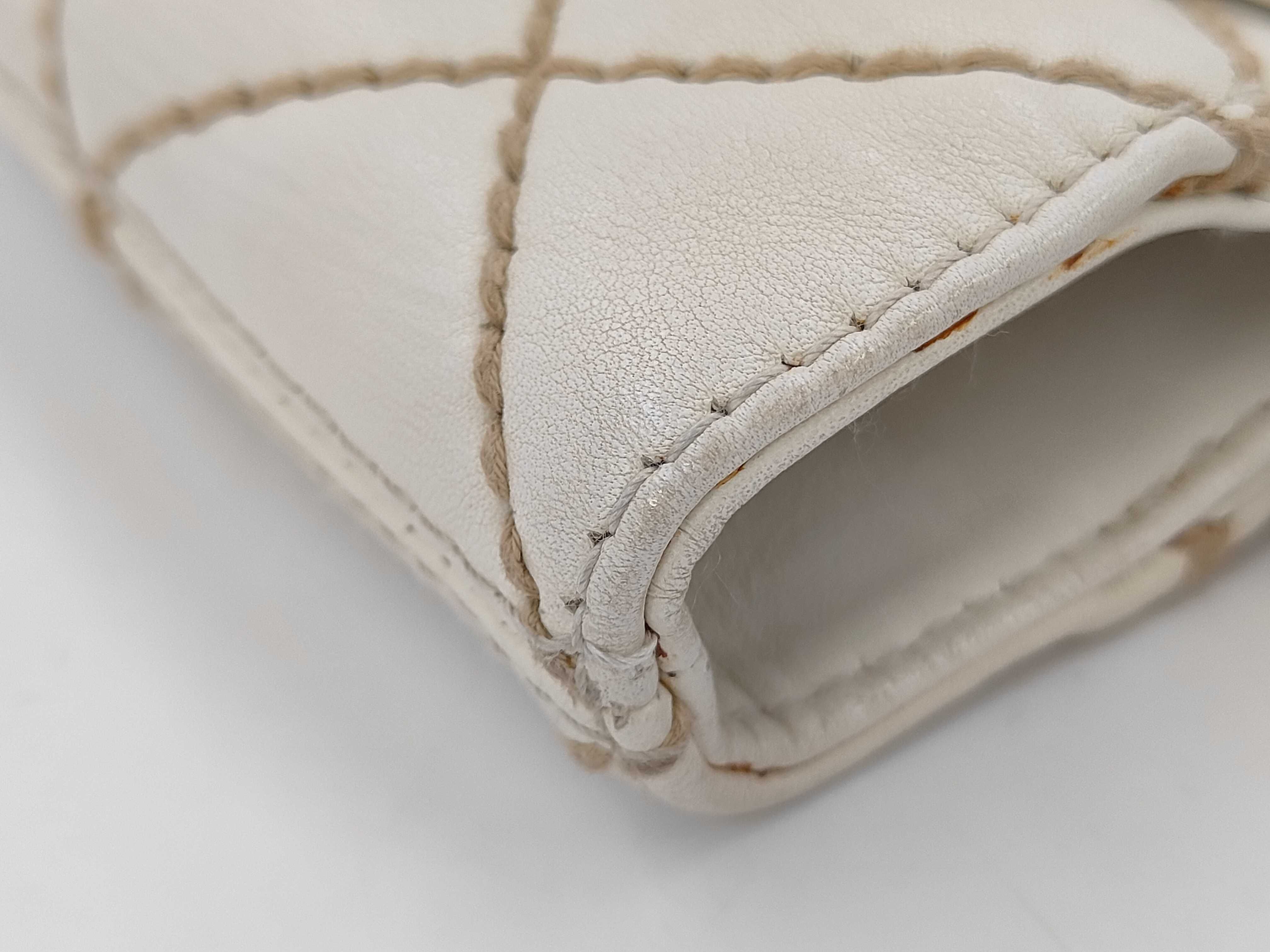 Matelasse Wild Stitch Handbag Leather White 8142592 Handbag — view 8