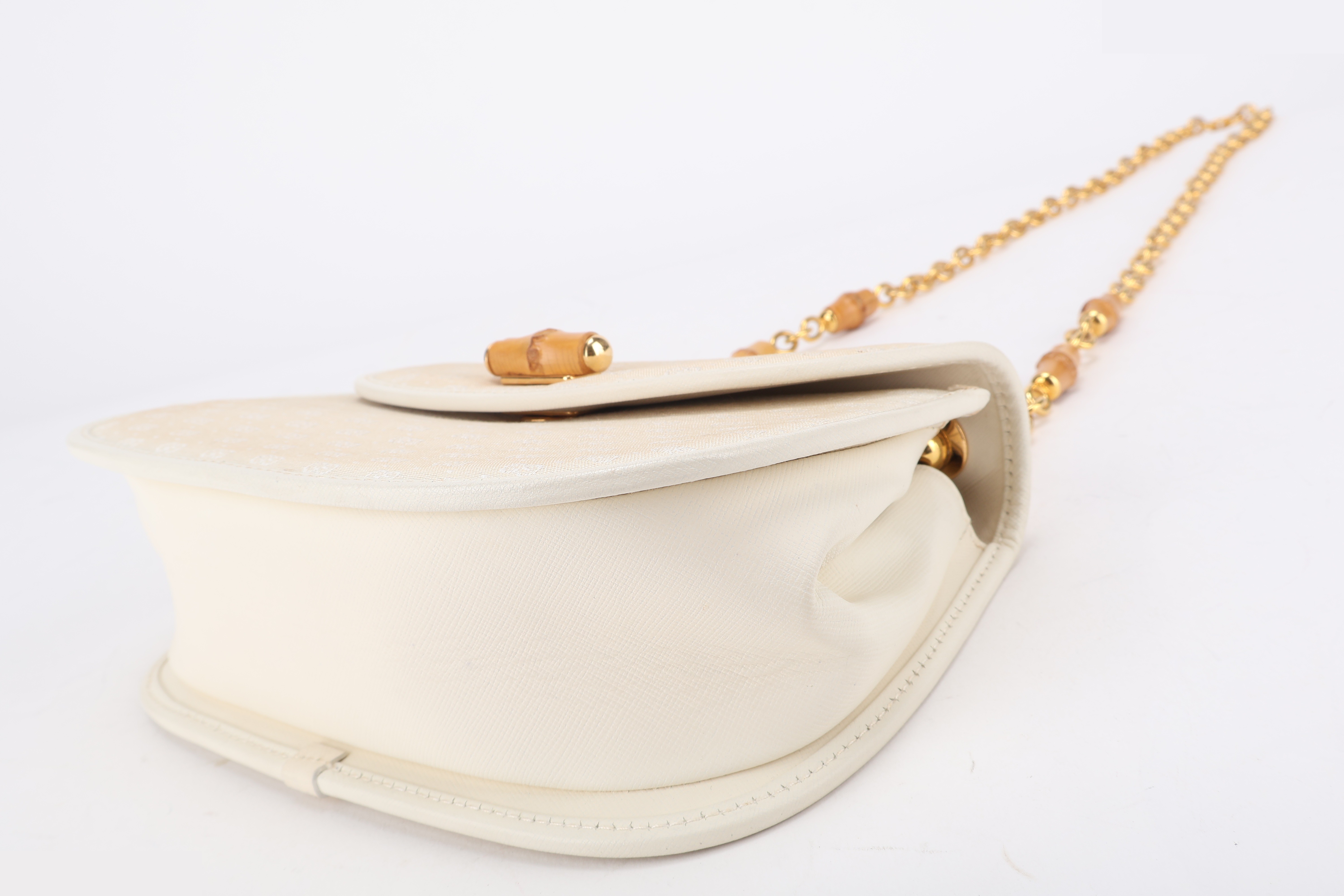 WHITE VINTAGE MICRO GG BAMBOO CANVAS — view 3