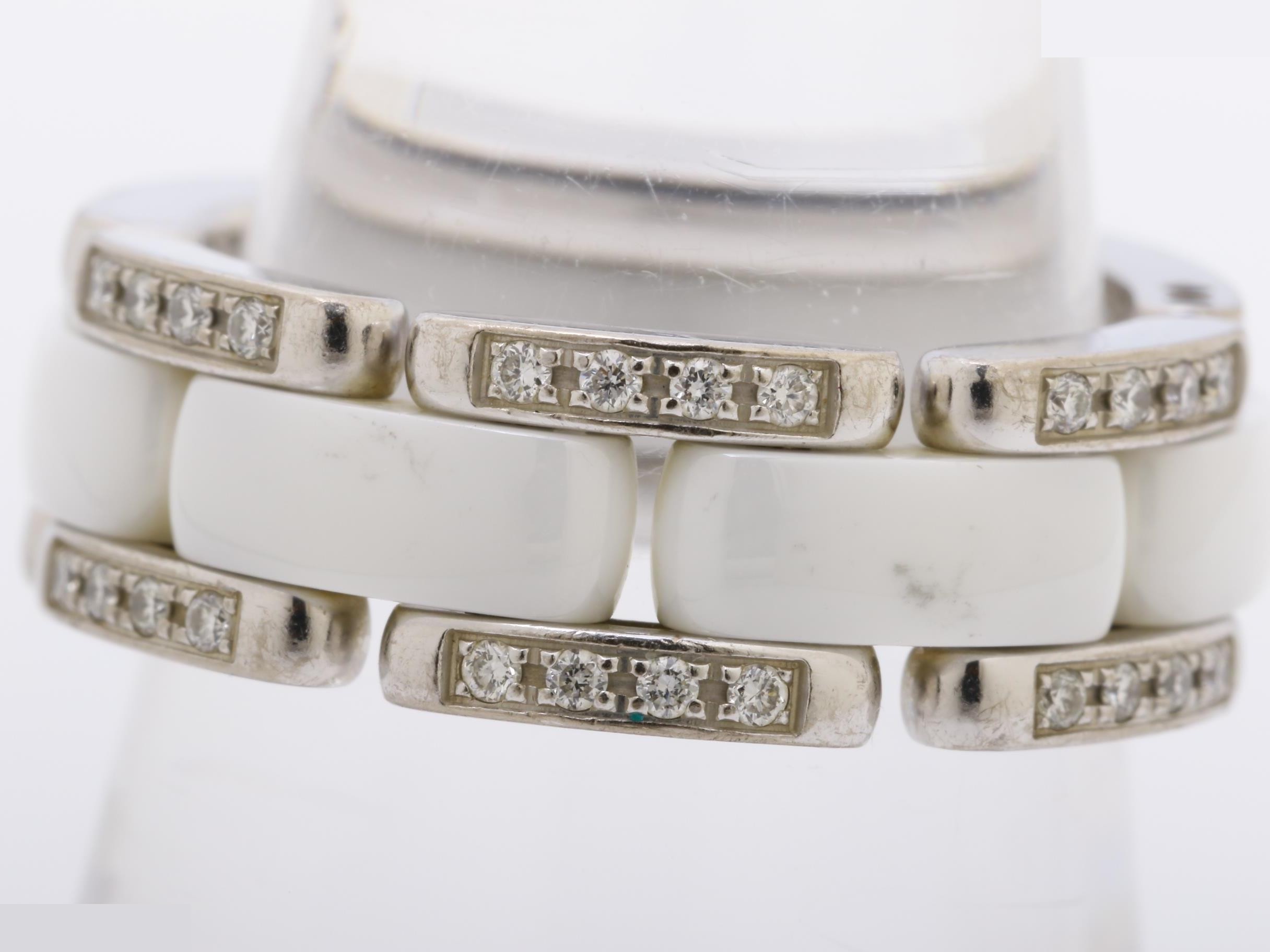 Ultra Collection 750WG Diamond White Ceramic 9.8g #53 — view 4
