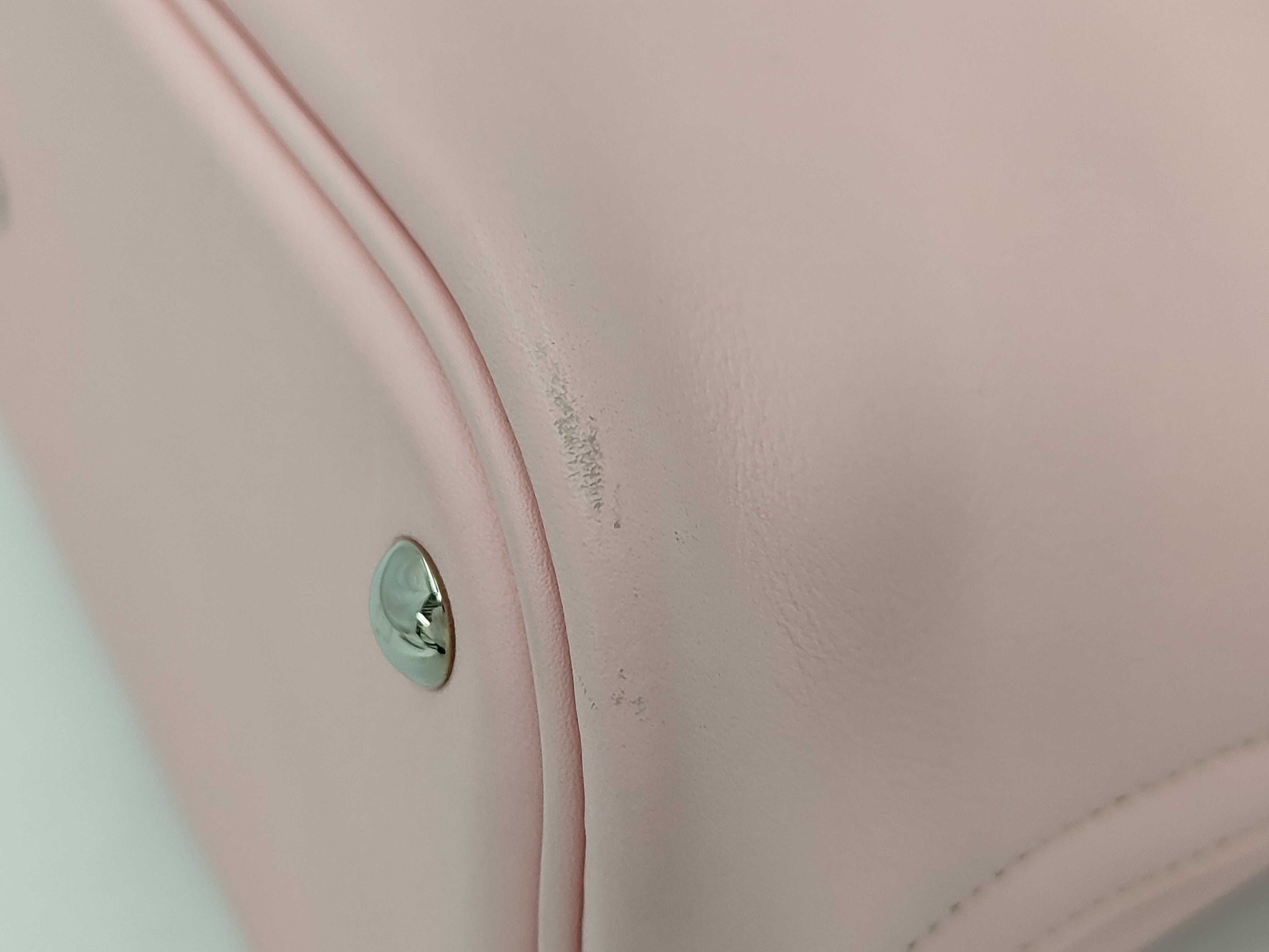 Bolide 27 Rose Sakura Swift Silver Hardware X Stamp Handbag — view 7