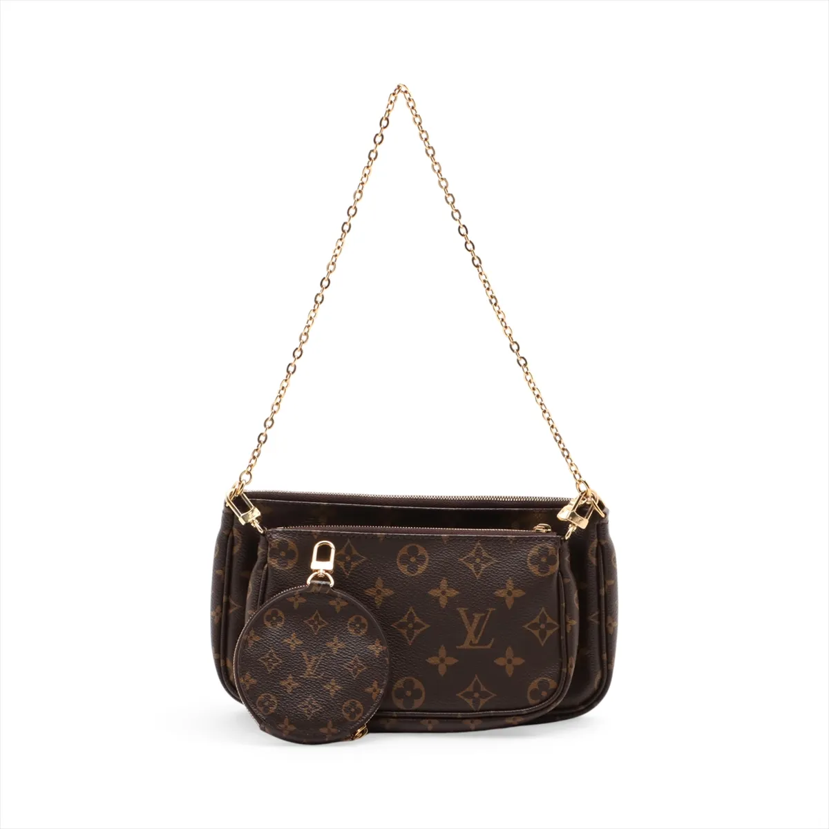 Monogram Multipochette Accessoires M44813 DR3290 Brown (RFID detected) — view 2