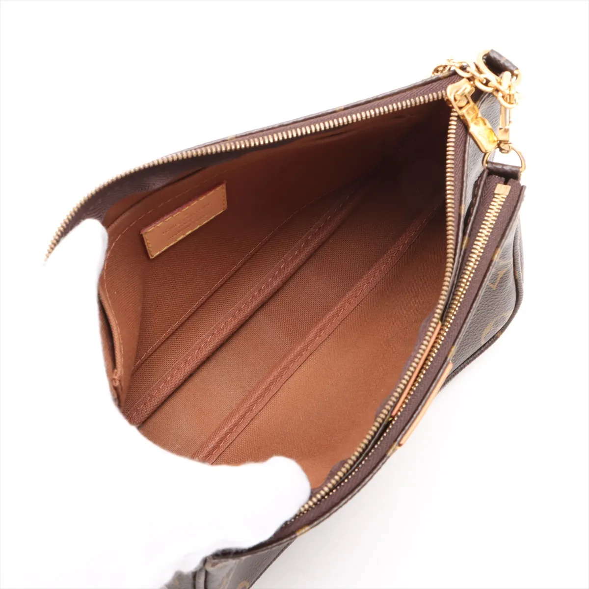 Monogram Multipochette Accessoires M44813 DR3290 Brown (RFID detected) — view 9