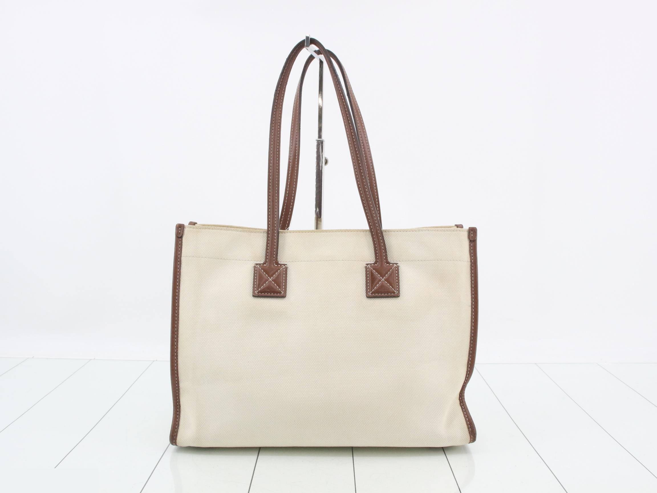 Horseferry print canvas x leather Freya tote bag — view 2