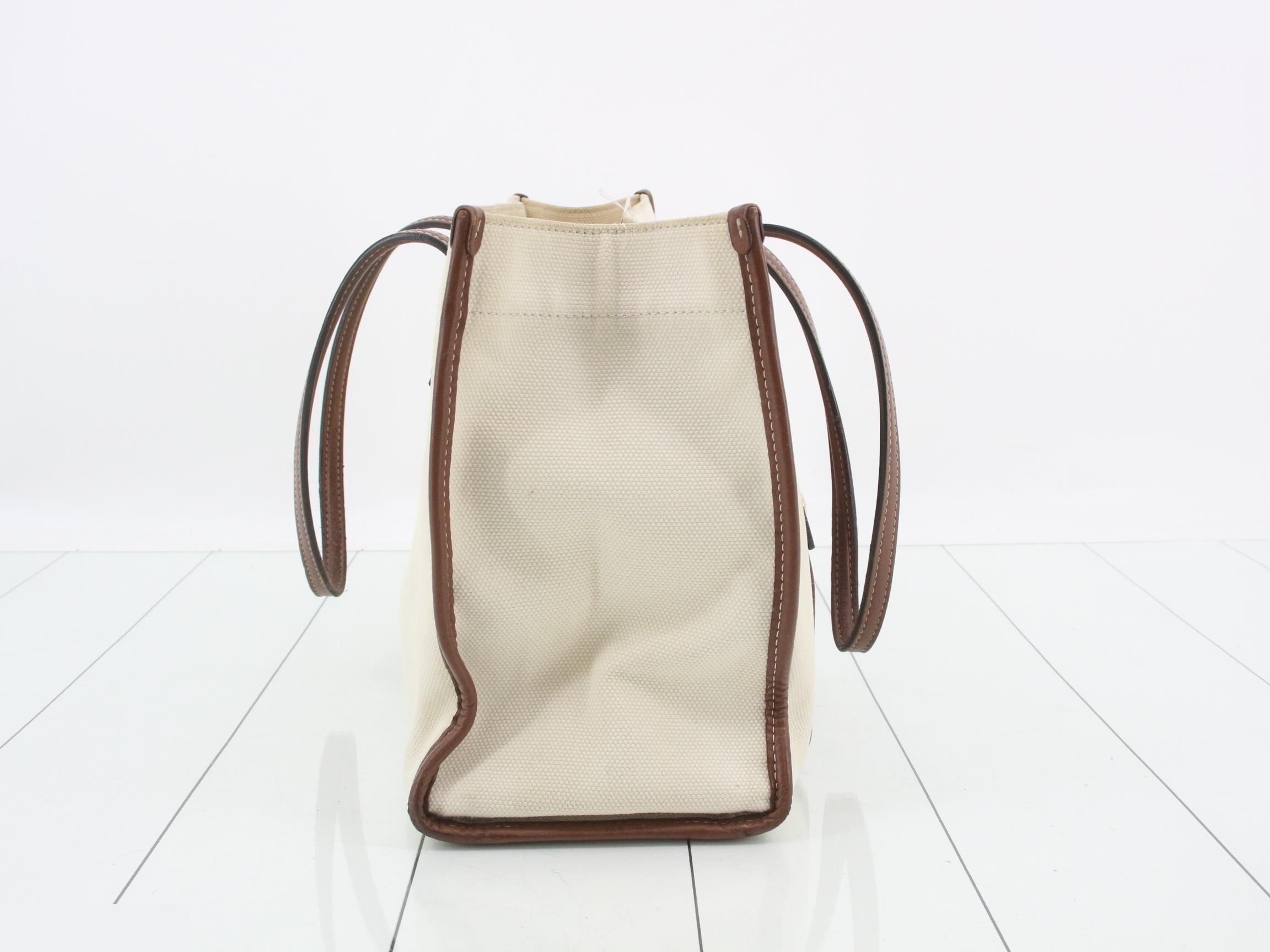 Horseferry print canvas x leather Freya tote bag — view 4