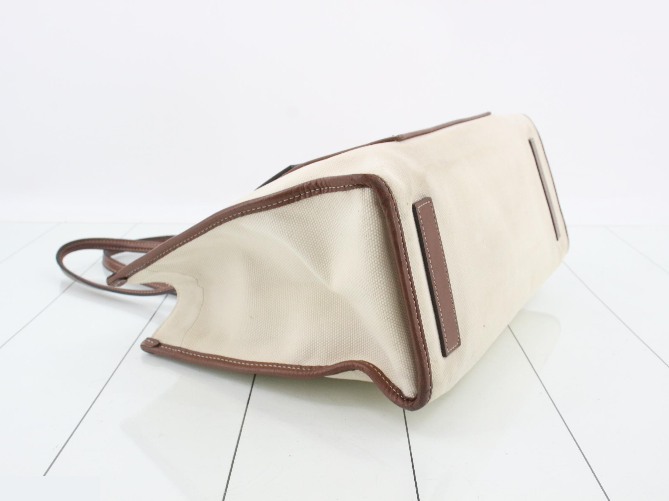 Horseferry print canvas x leather Freya tote bag — view 5