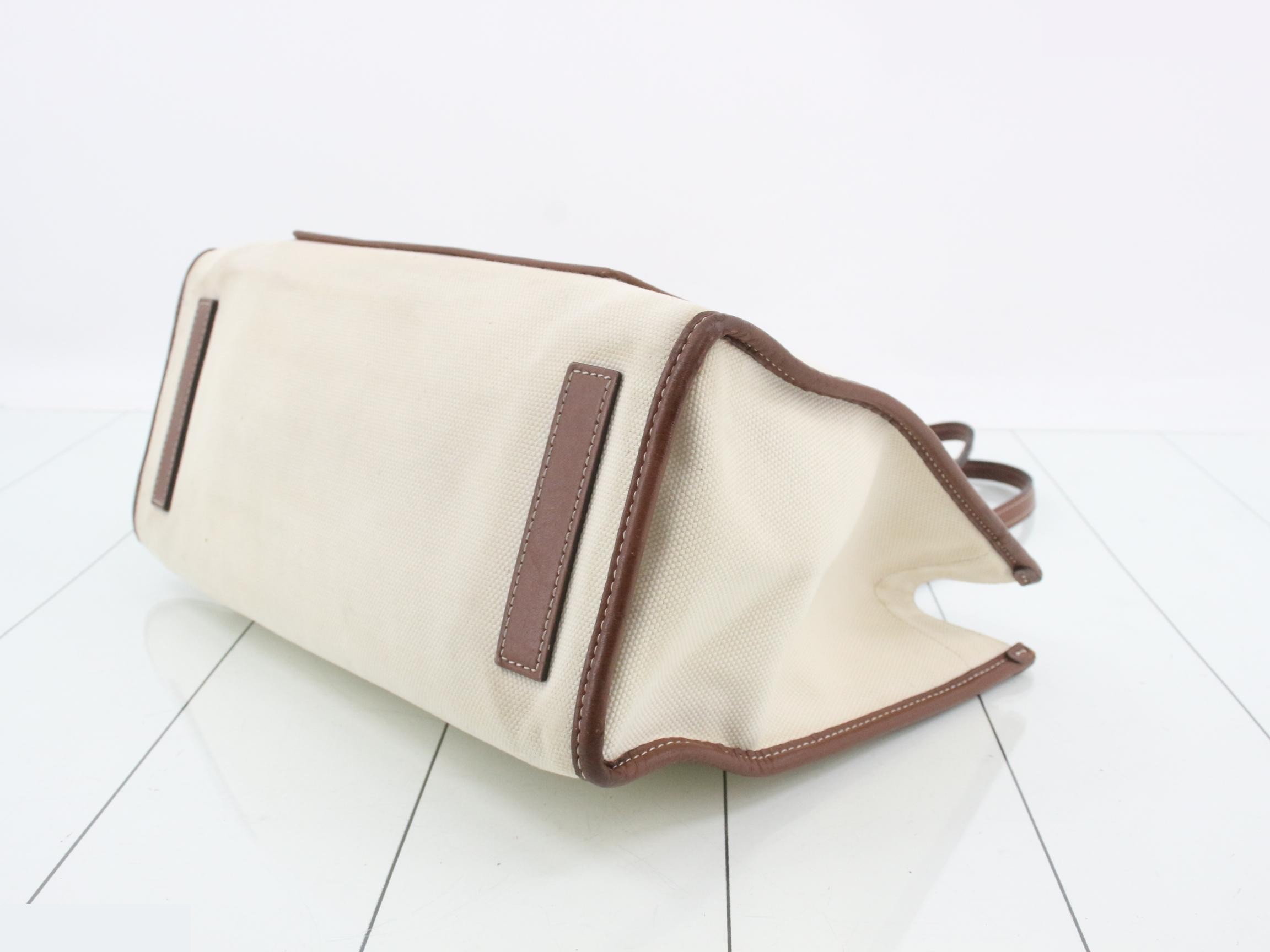 Horseferry print canvas x leather Freya tote bag — view 6