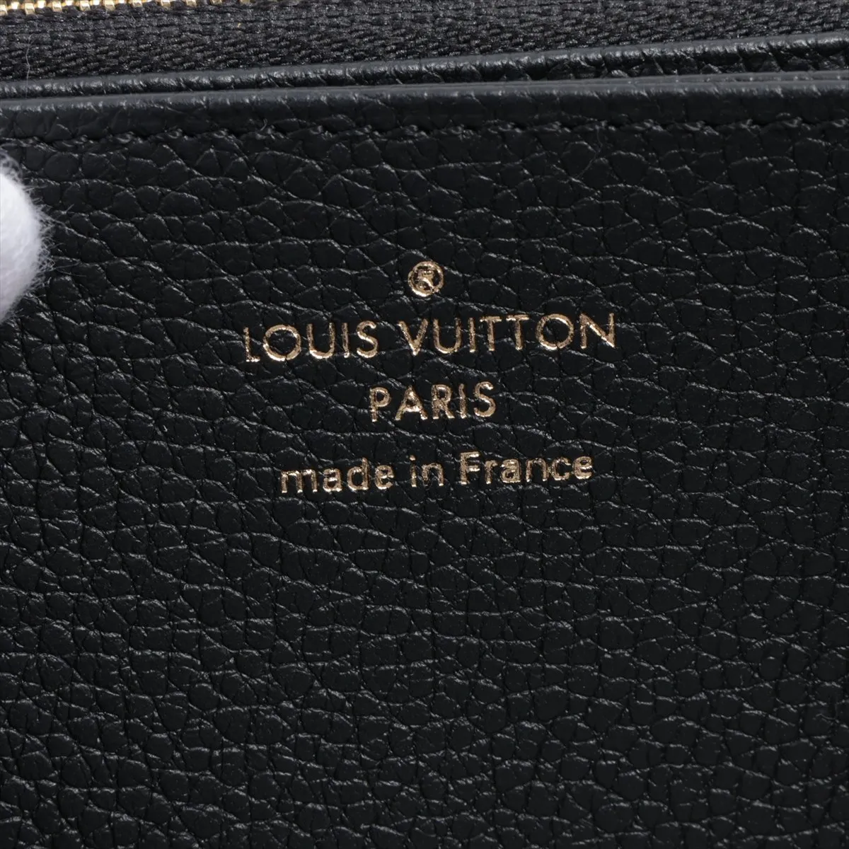 Bicolor Monogram Empreinte Zippy Wallet M80481 Noir x Crème Round Zip Wallet RFID Reactive — view 10