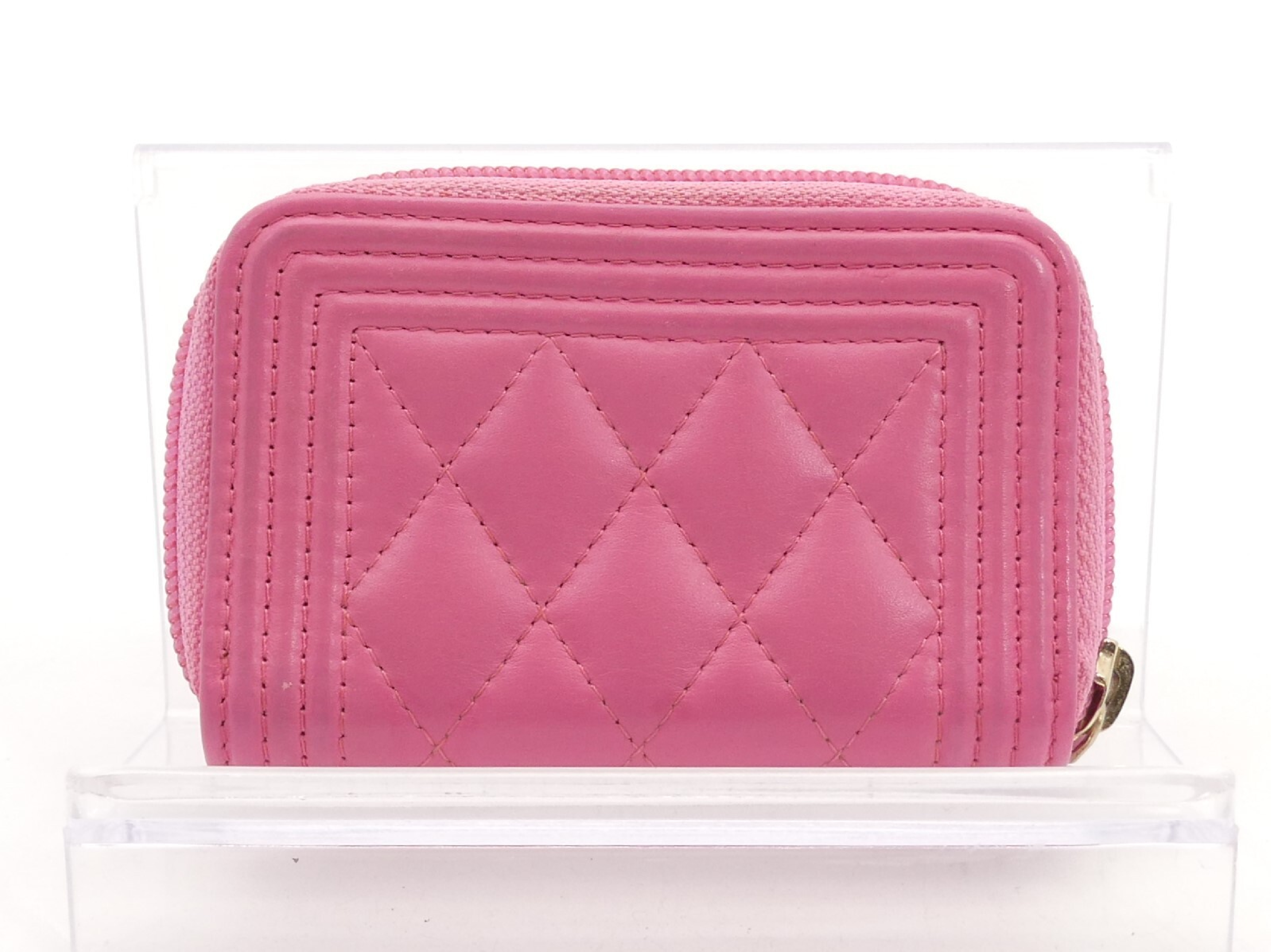 Boy Chanel Matelassé Coco Mark Coin Case — view 2