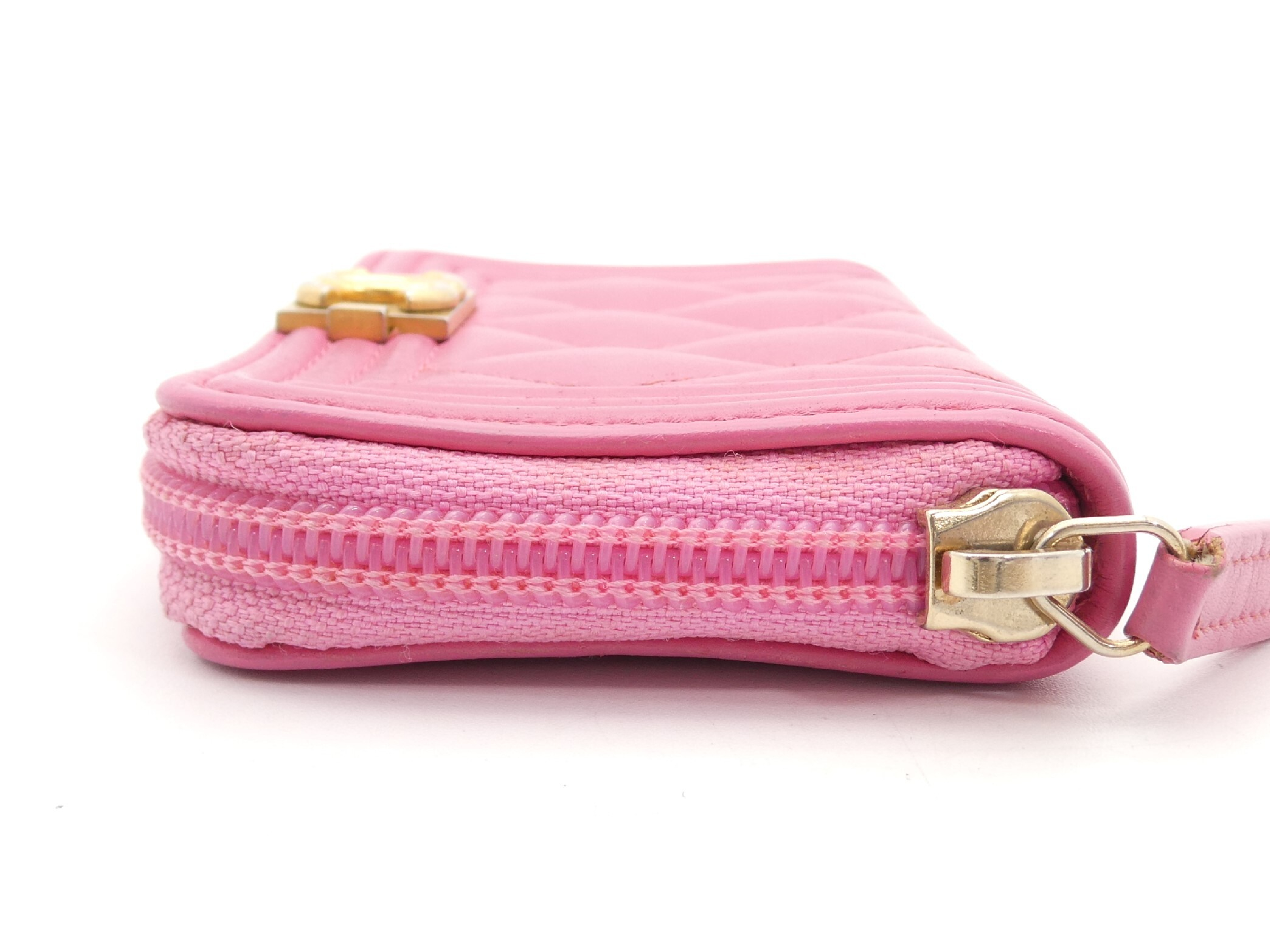 Boy Chanel Matelassé Coco Mark Coin Case — view 4