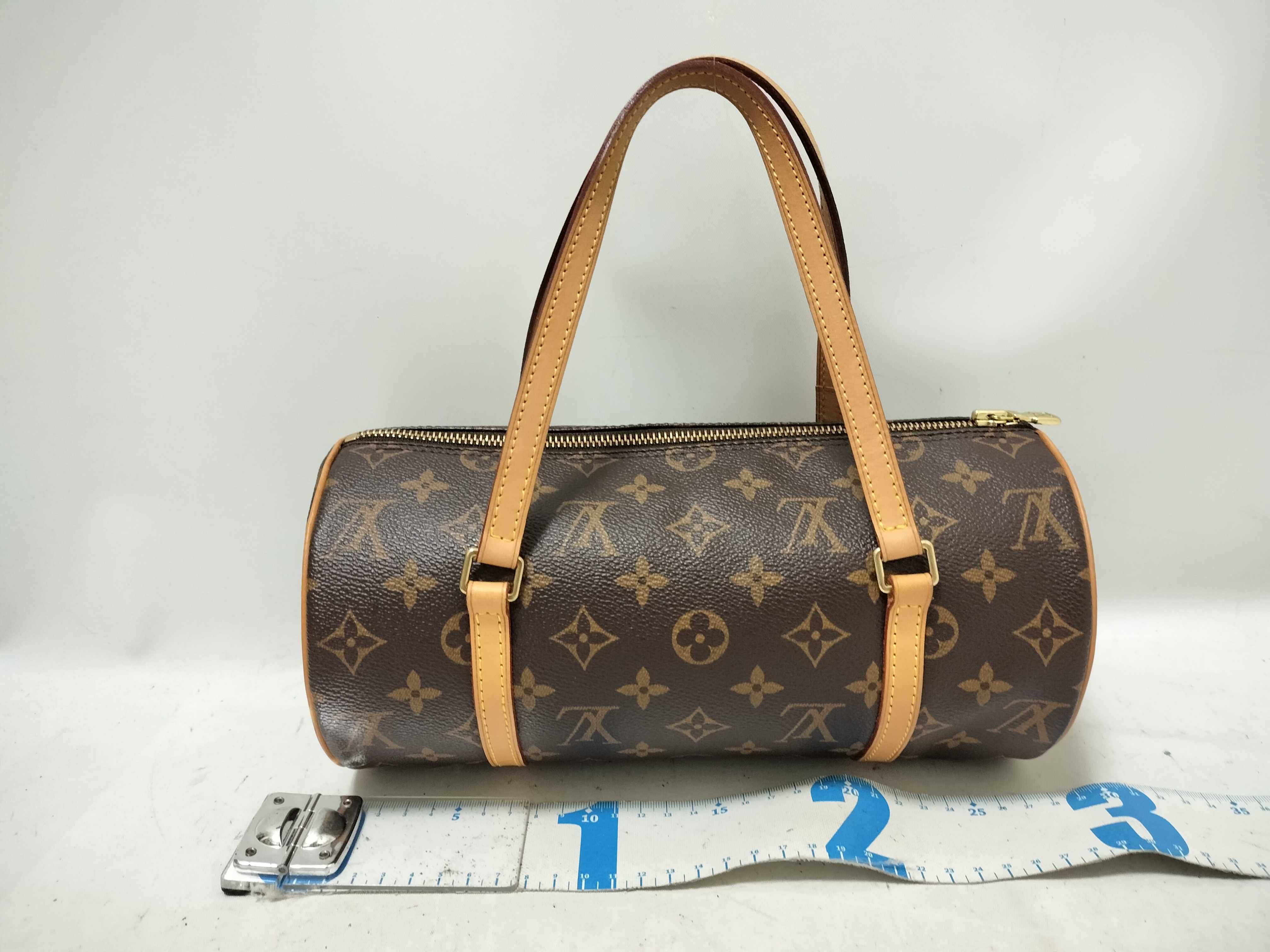 Monogram Papillon 26 M51386 DU0046 Brown Handbag — view 2