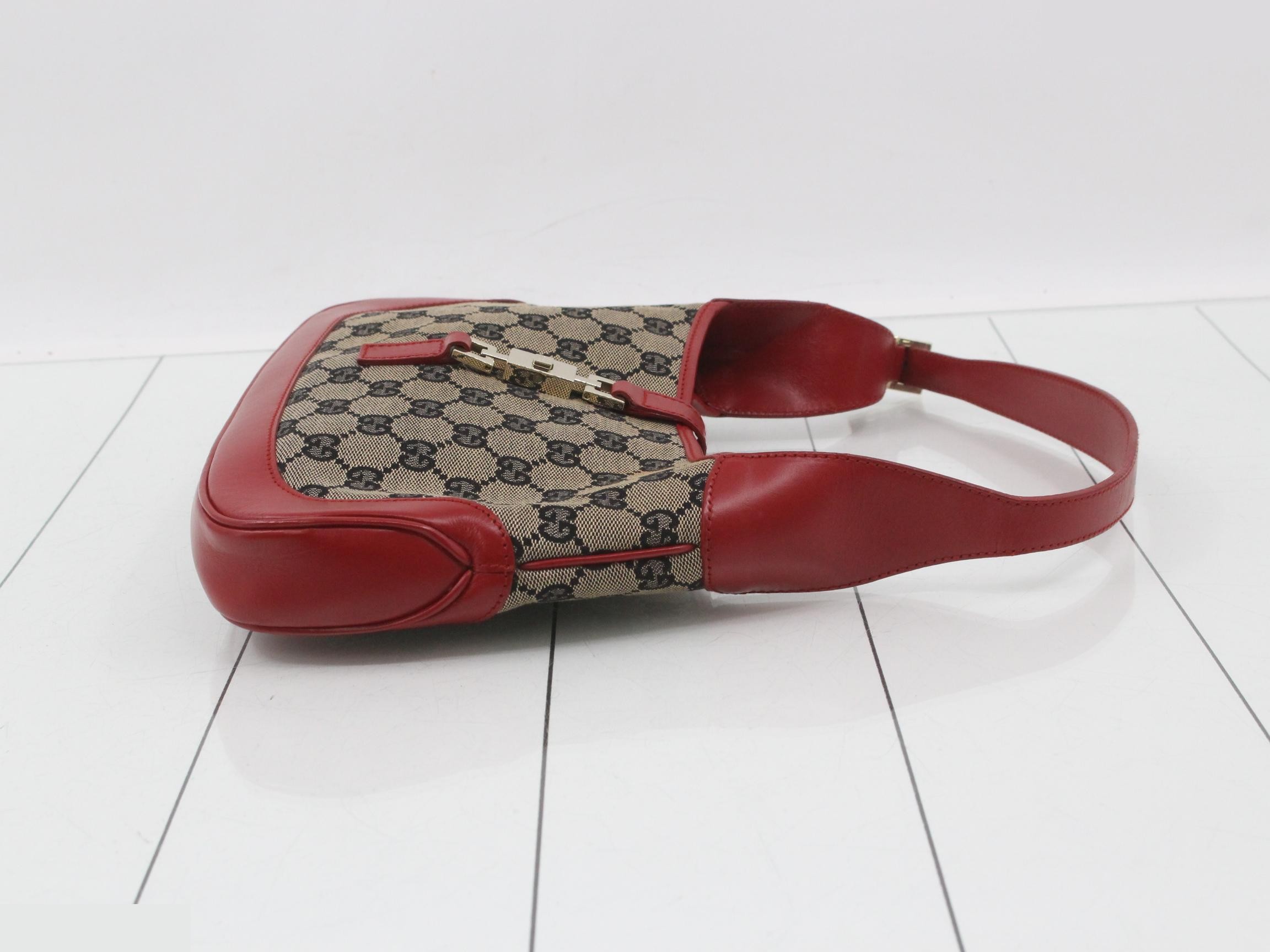 GG Canvas (Bag) - Handbag - Jackie - Red — view 3