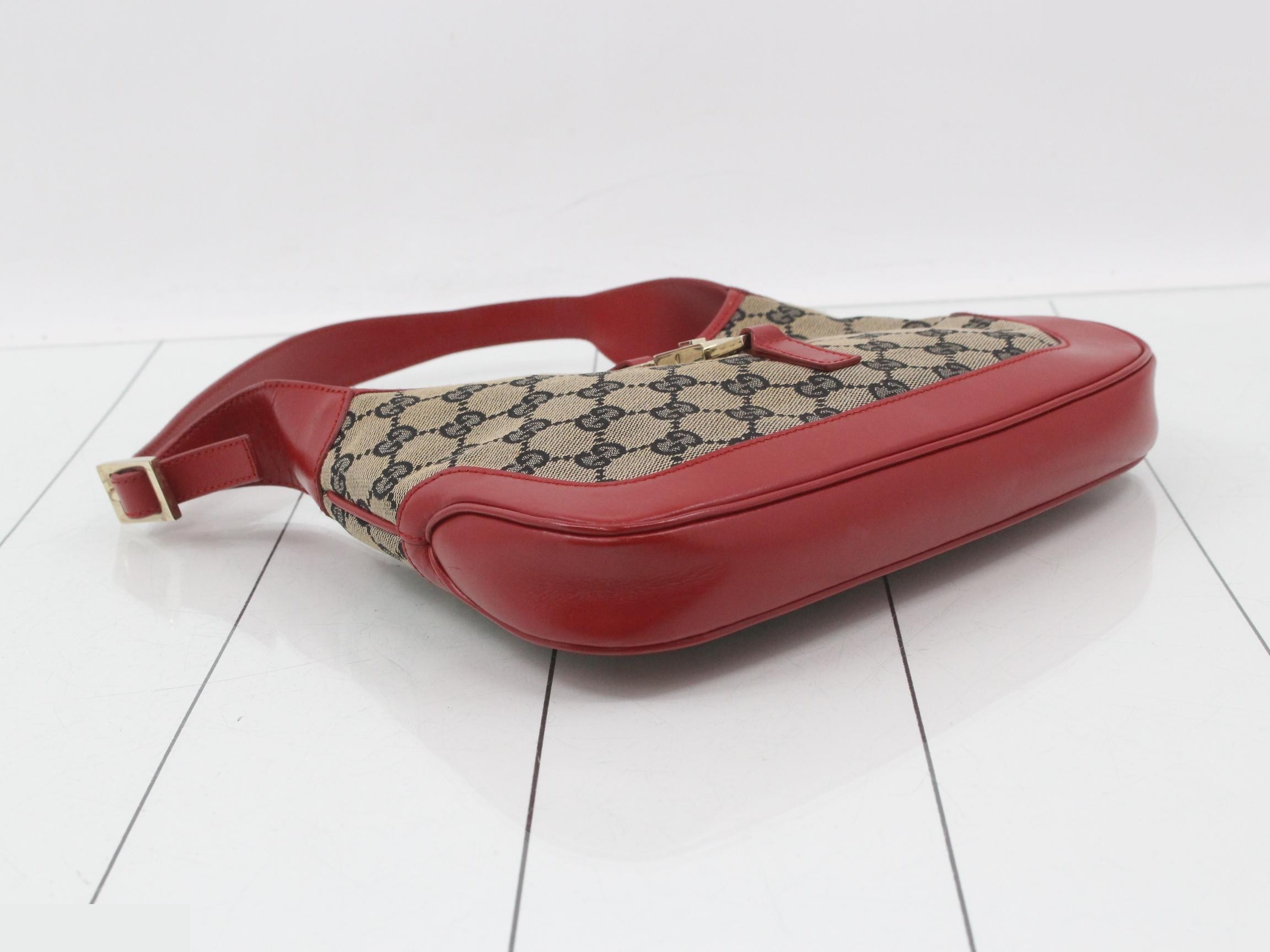 GG Canvas (Bag) - Handbag - Jackie - Red — view 5