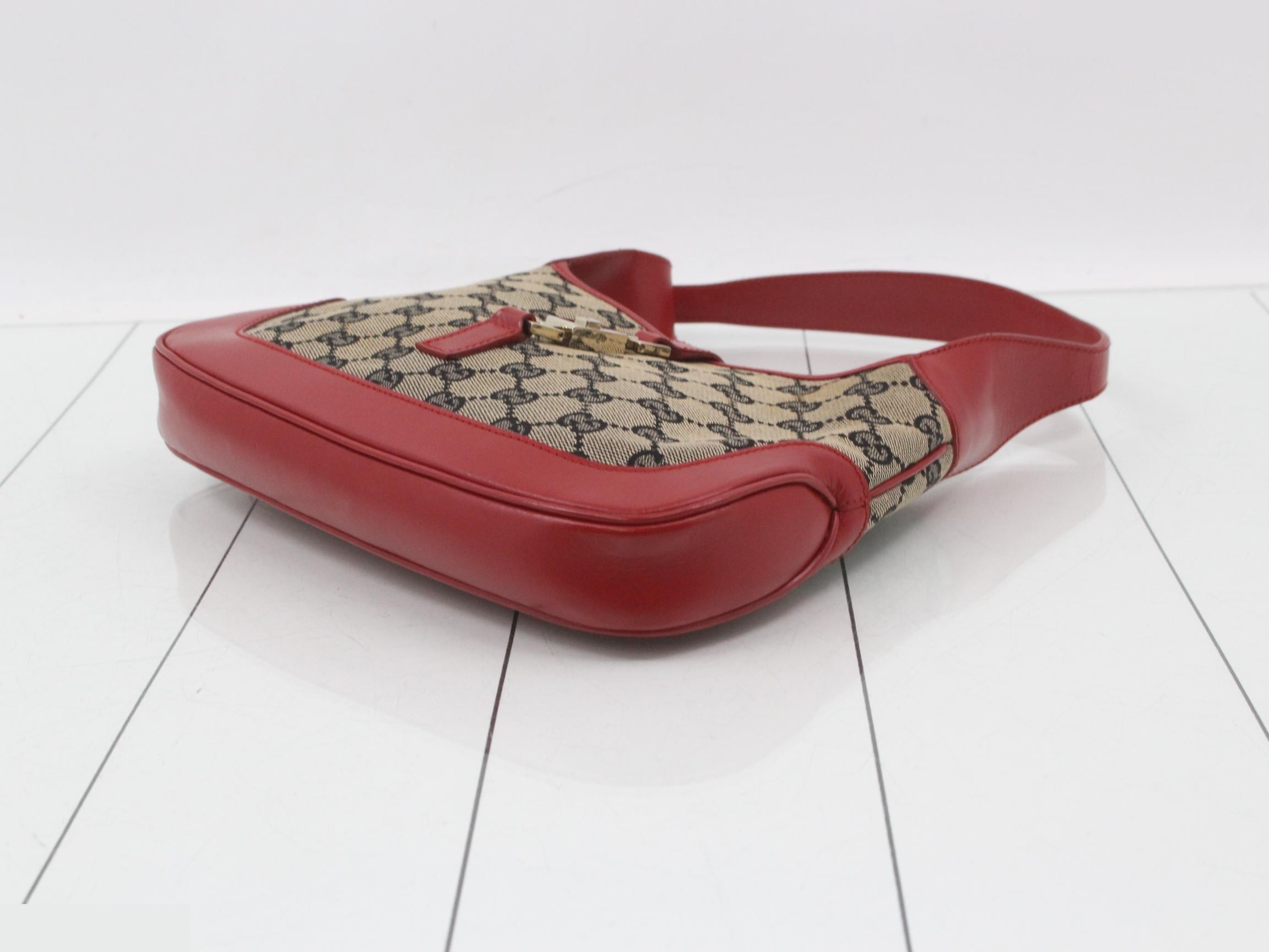 GG Canvas (Bag) - Handbag - Jackie - Red — view 6