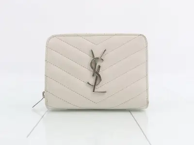 Monogram (bag) and wallet, white
