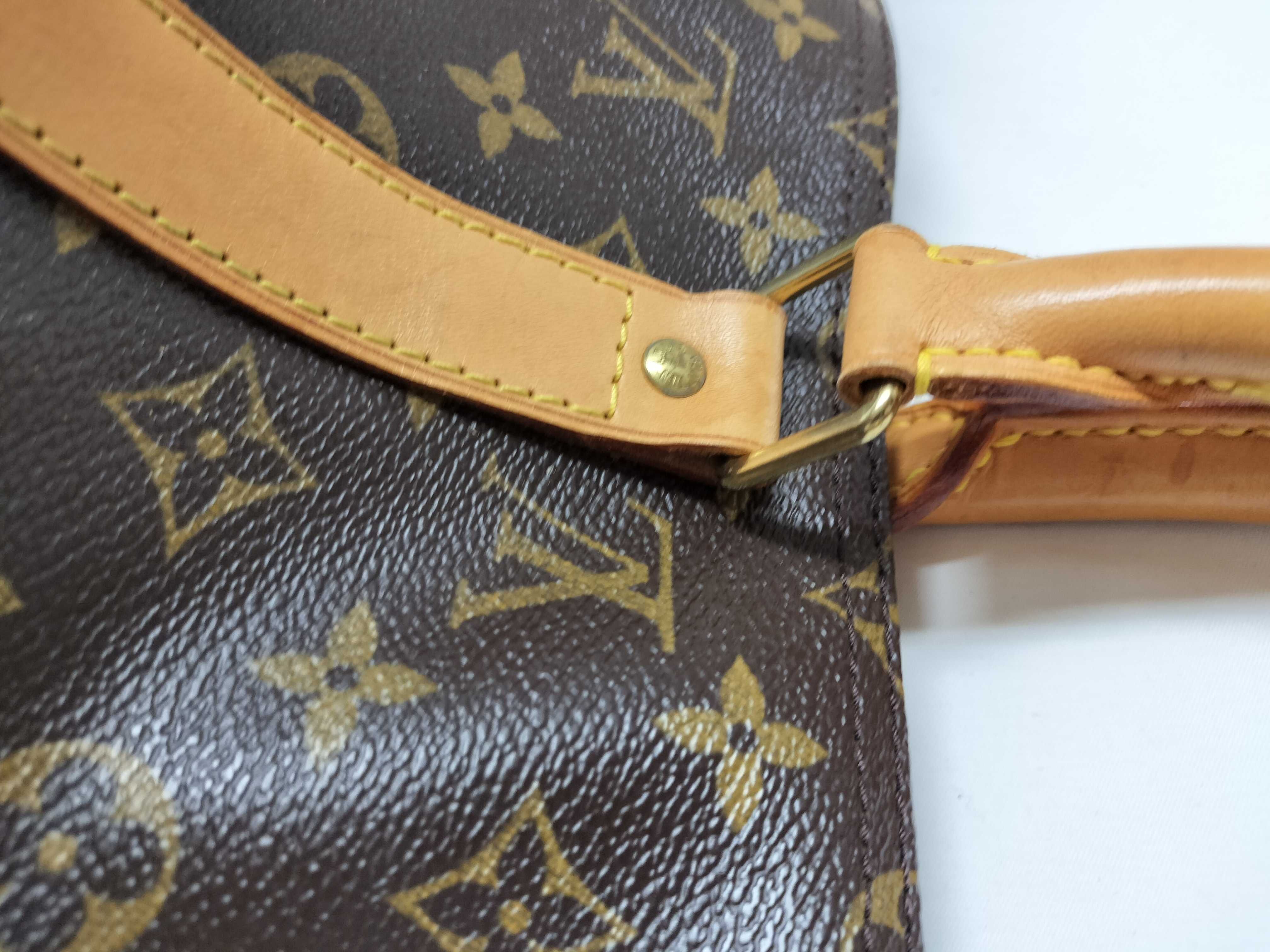 Monogram Keepall Bandoulière 50 M41416 MB1025 Brown Boston Bag — view 11