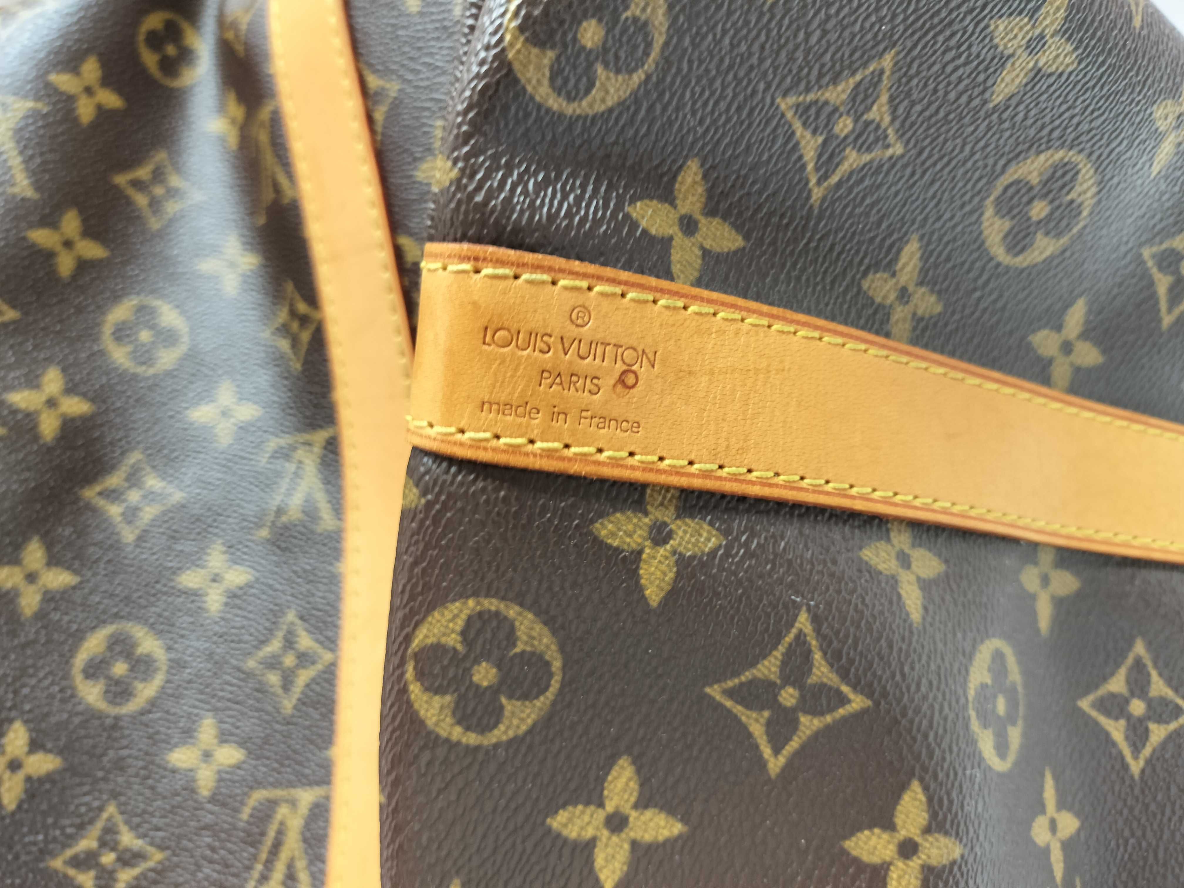 Monogram Keepall Bandoulière 50 M41416 MB1025 Brown Boston Bag — view 7