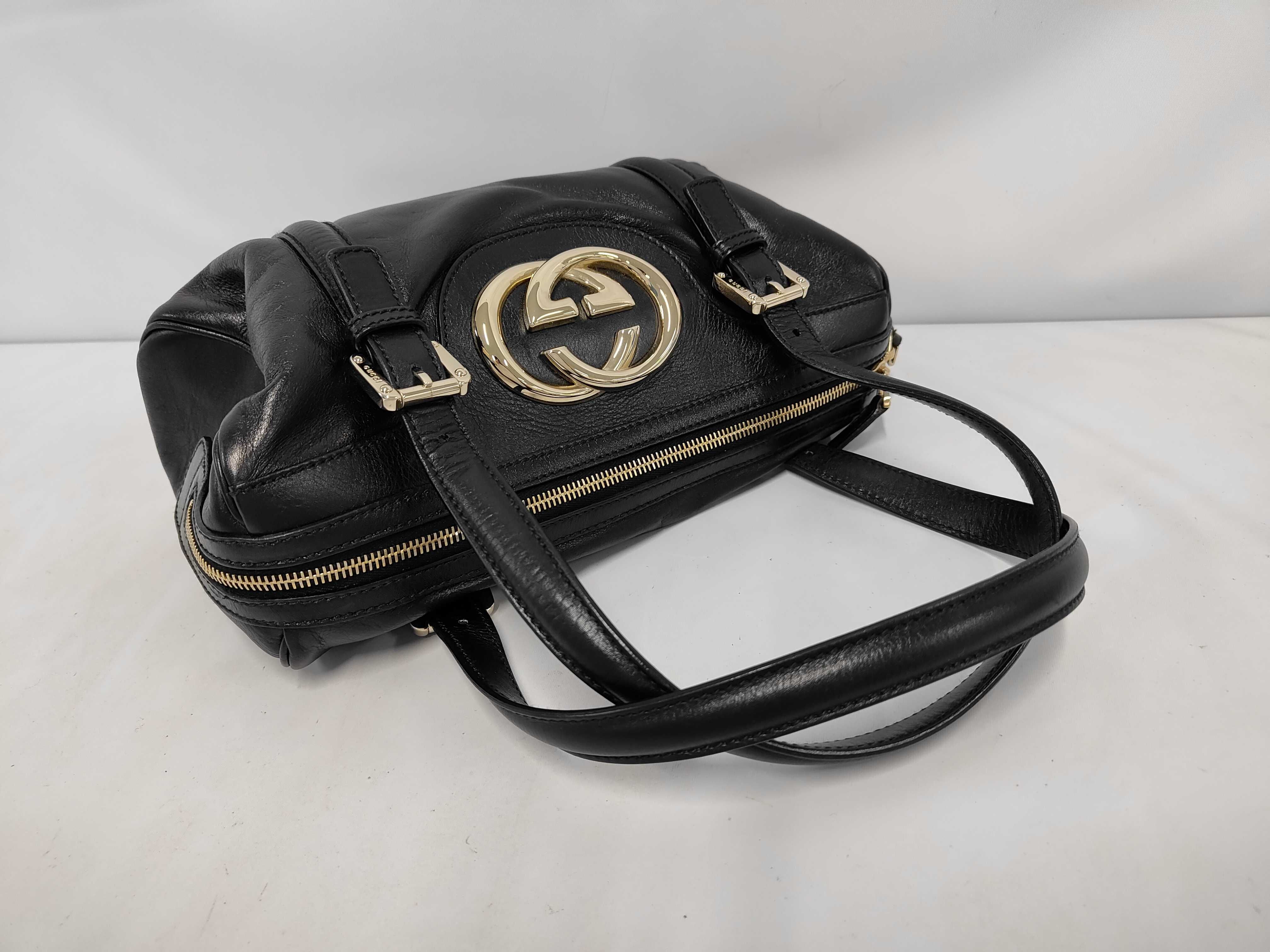 Guccissima Interlocking 170009 Handbag Black Handbag — view 5