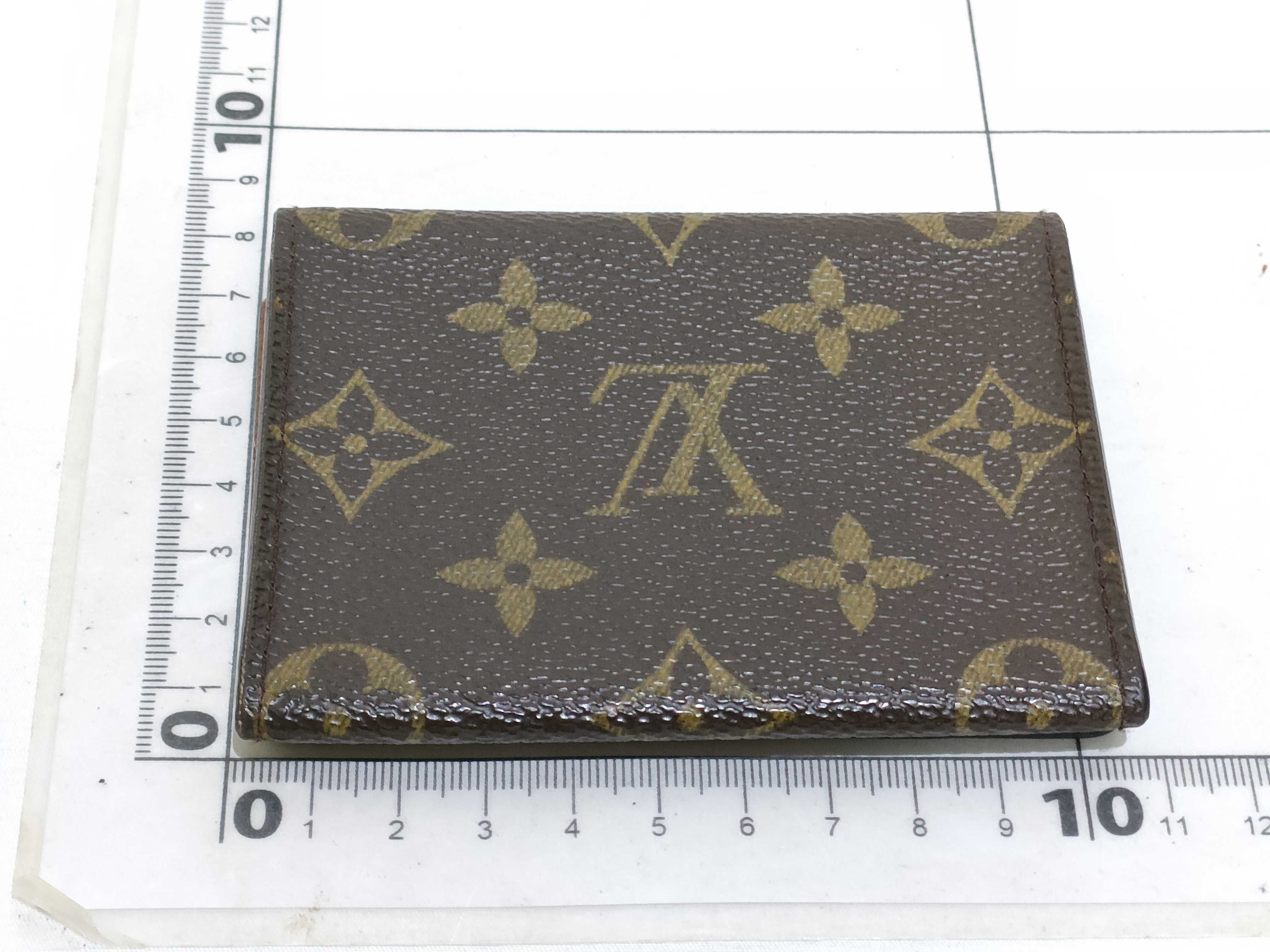 Monogram Vuitton Envelope Card Case — view 2