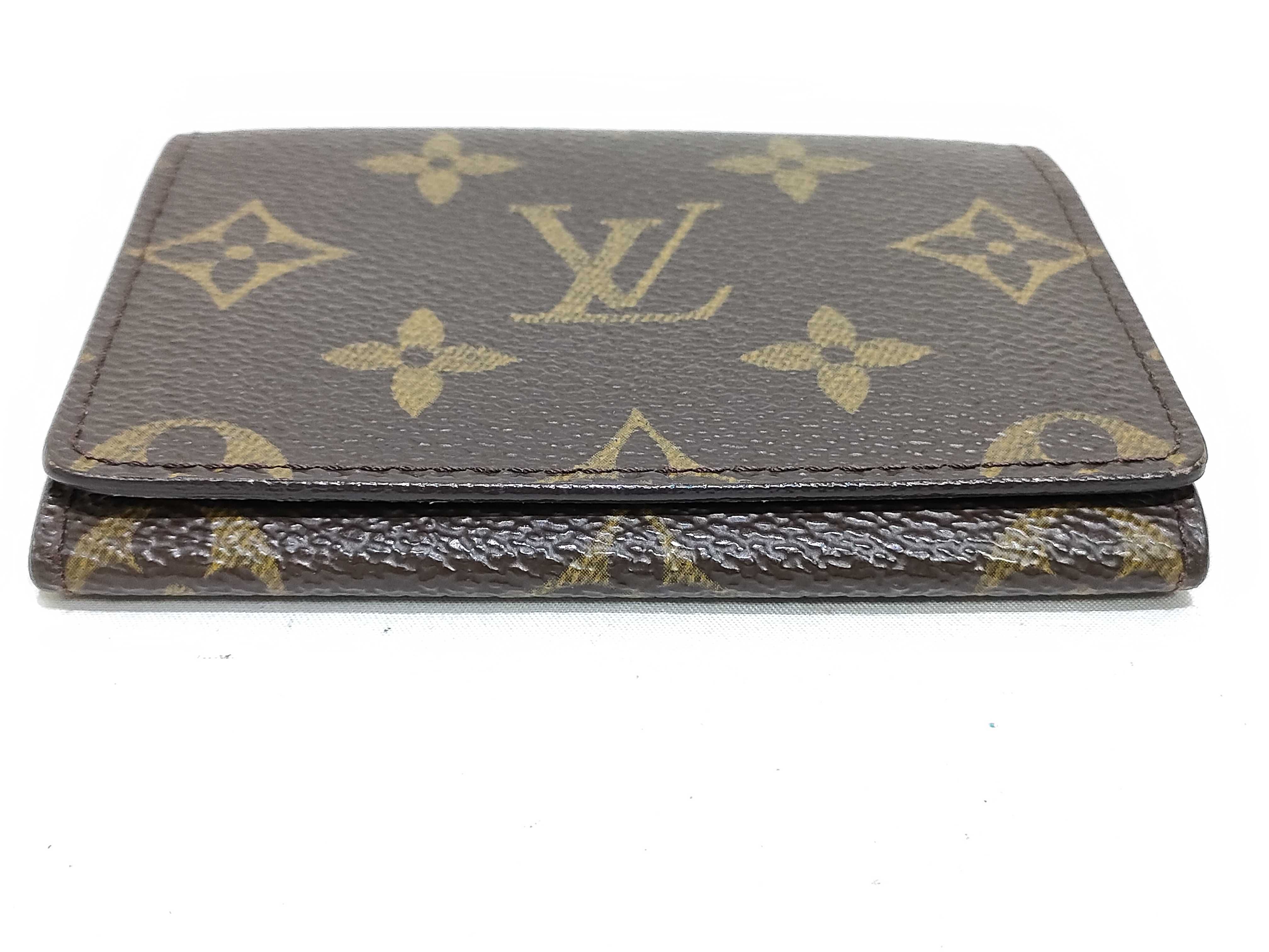 Monogram Vuitton Envelope Card Case — view 3