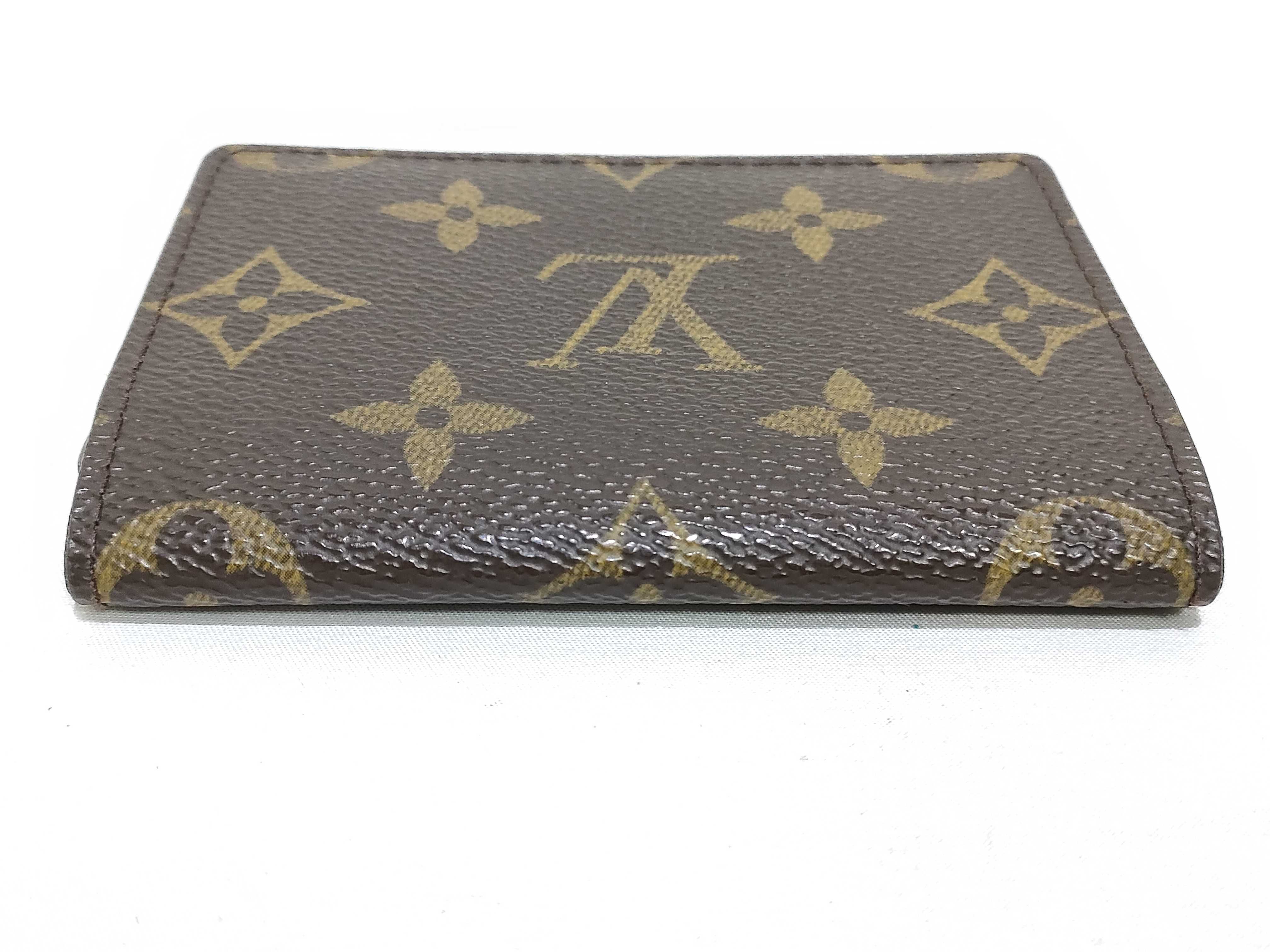 Monogram Vuitton Envelope Card Case — view 6