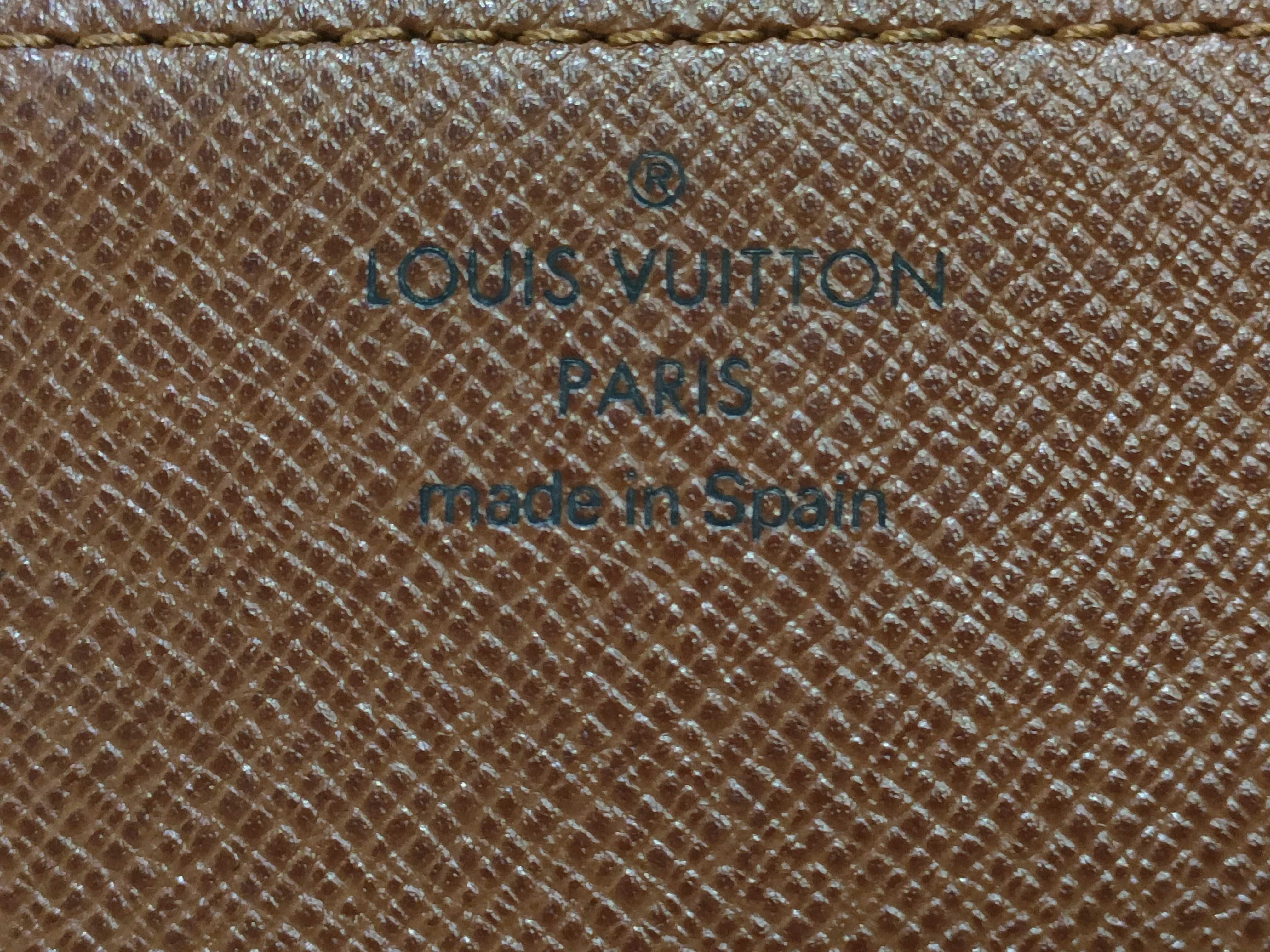 Monogram Vuitton Envelope Card Case — view 8