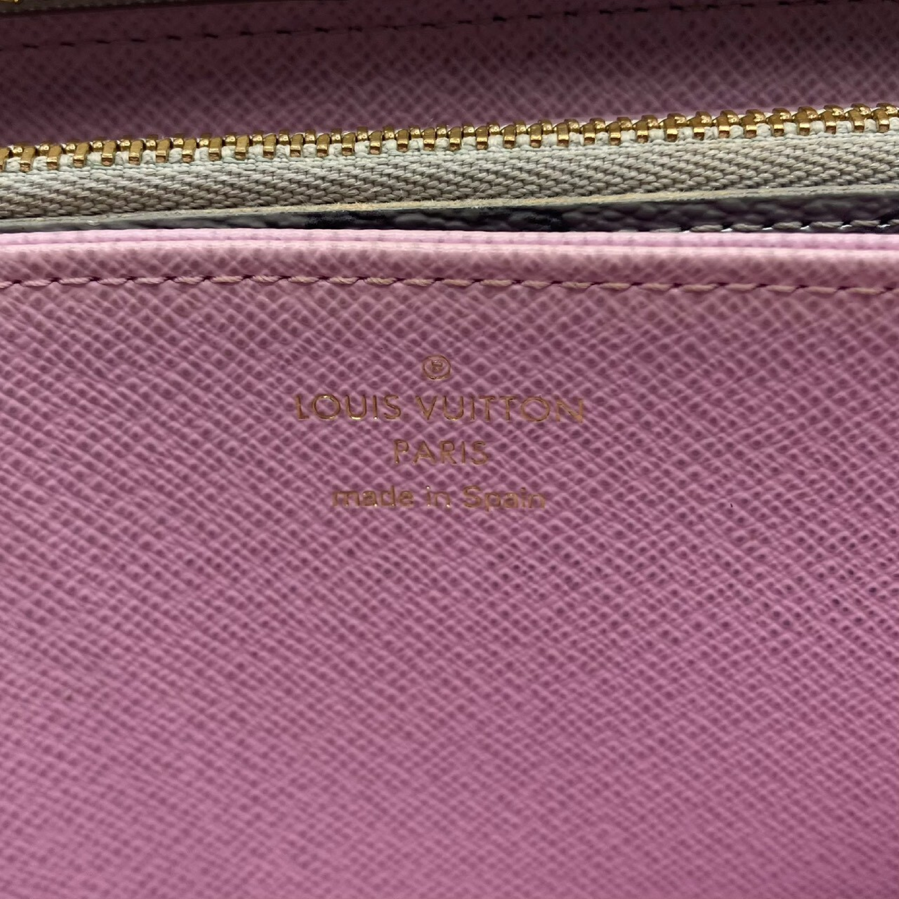 Zippy Wallet LV Garden Monogram Silver Long Wallet — view 12