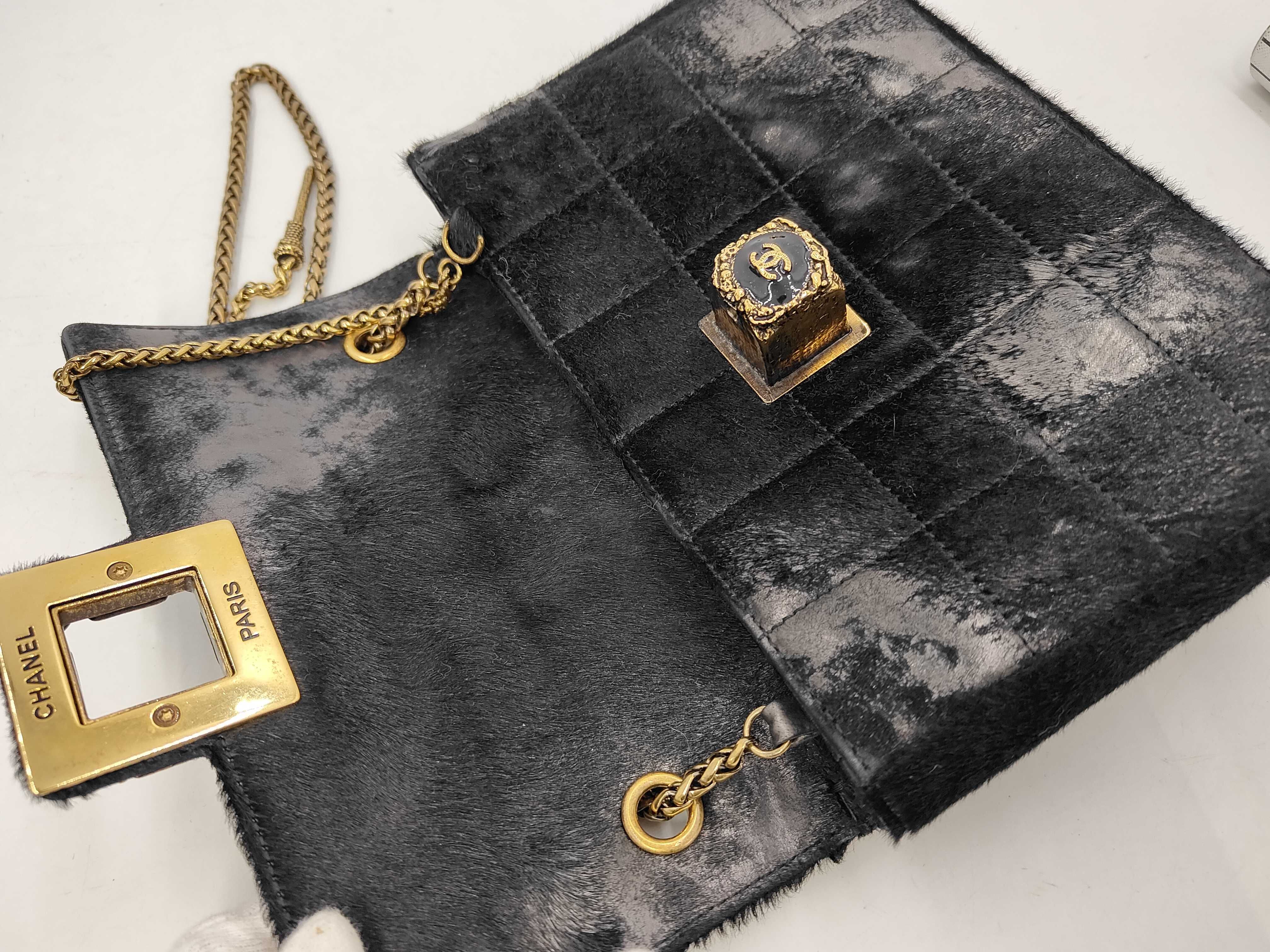 Pony Hair Shoulder Bag — view 9