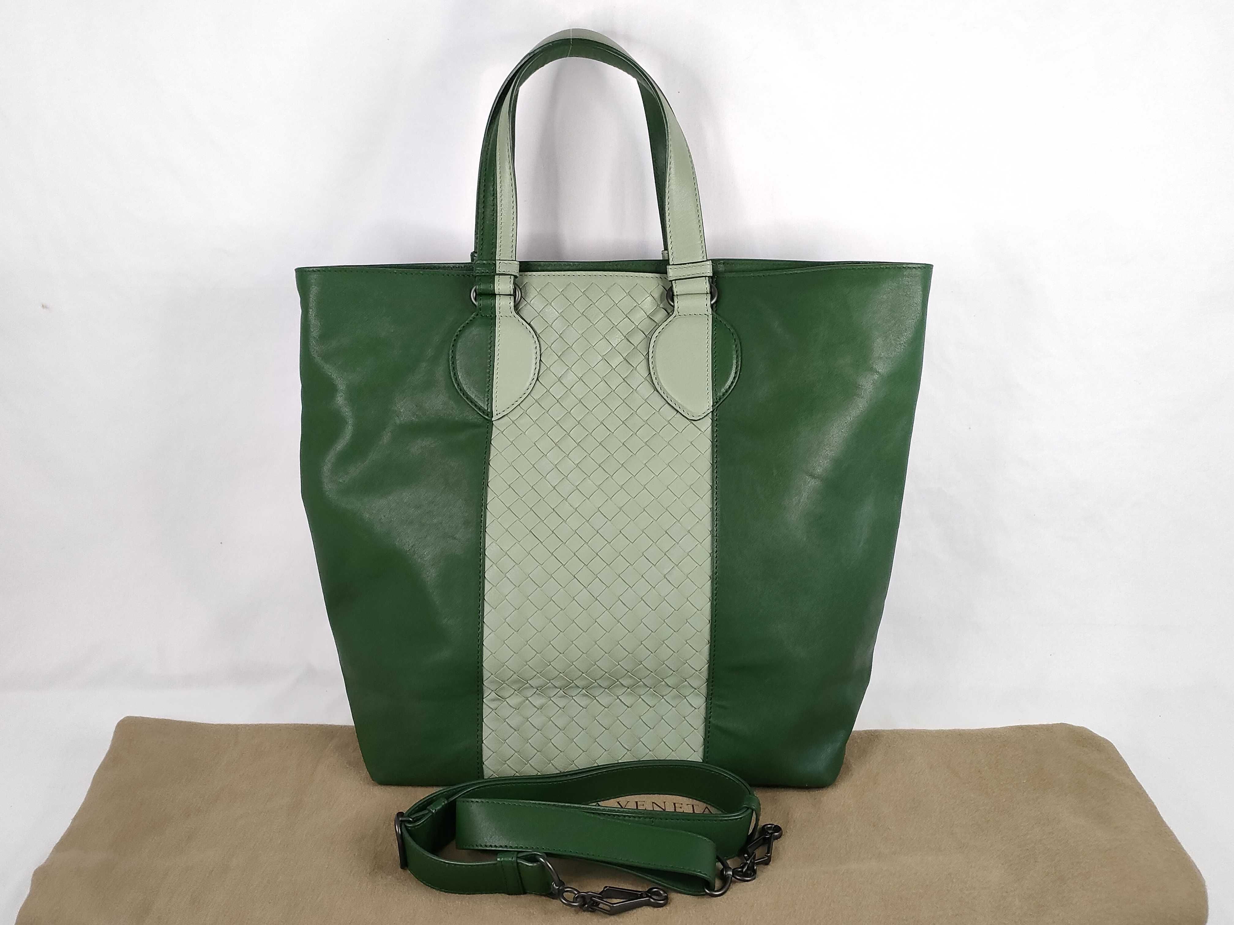 Intrecciato Green 2-Way Bag (Handbag) Accessories: Dust bag