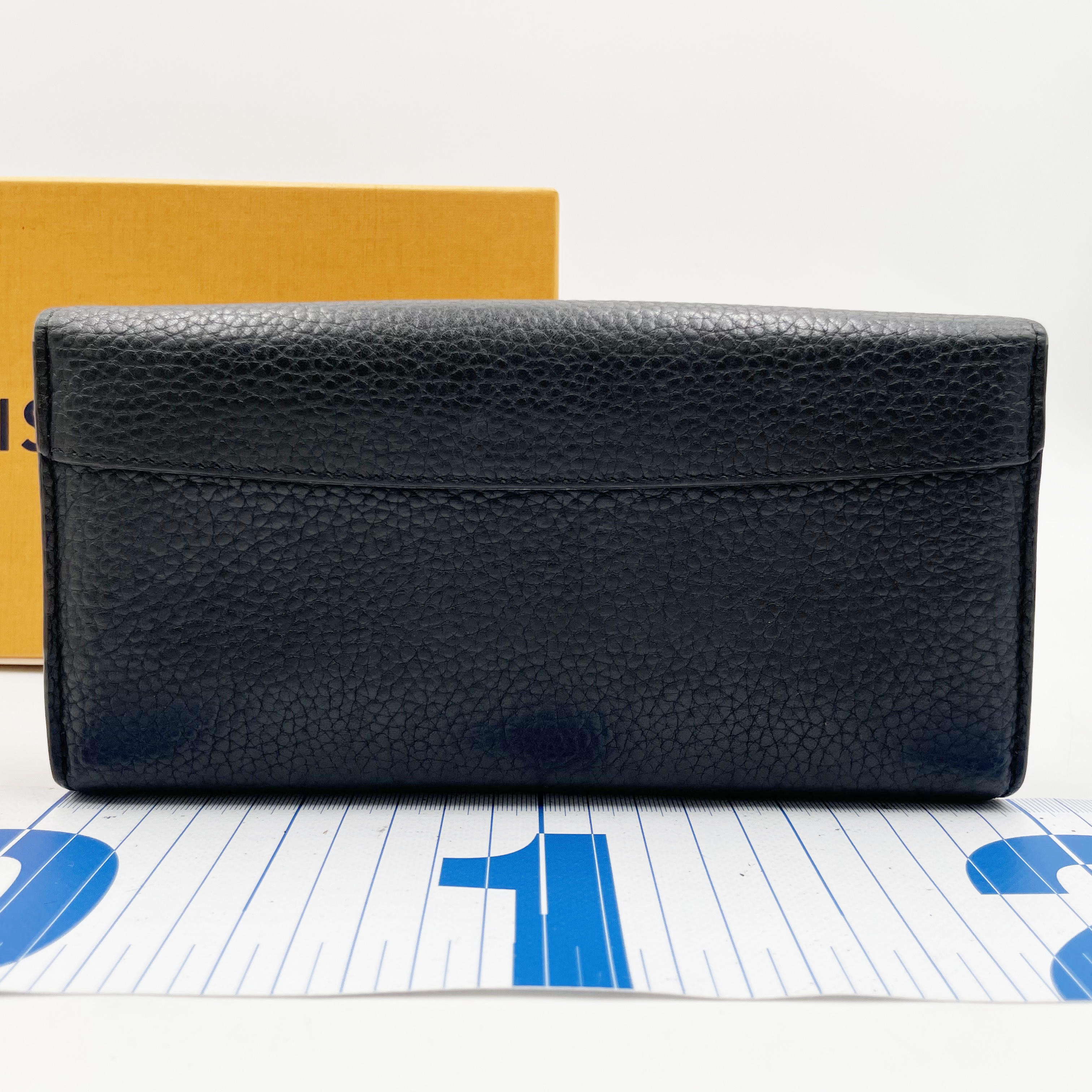 M61248 Louis Vuitton Portefeuille Capucine Black Grenard IC Wallet — view 2