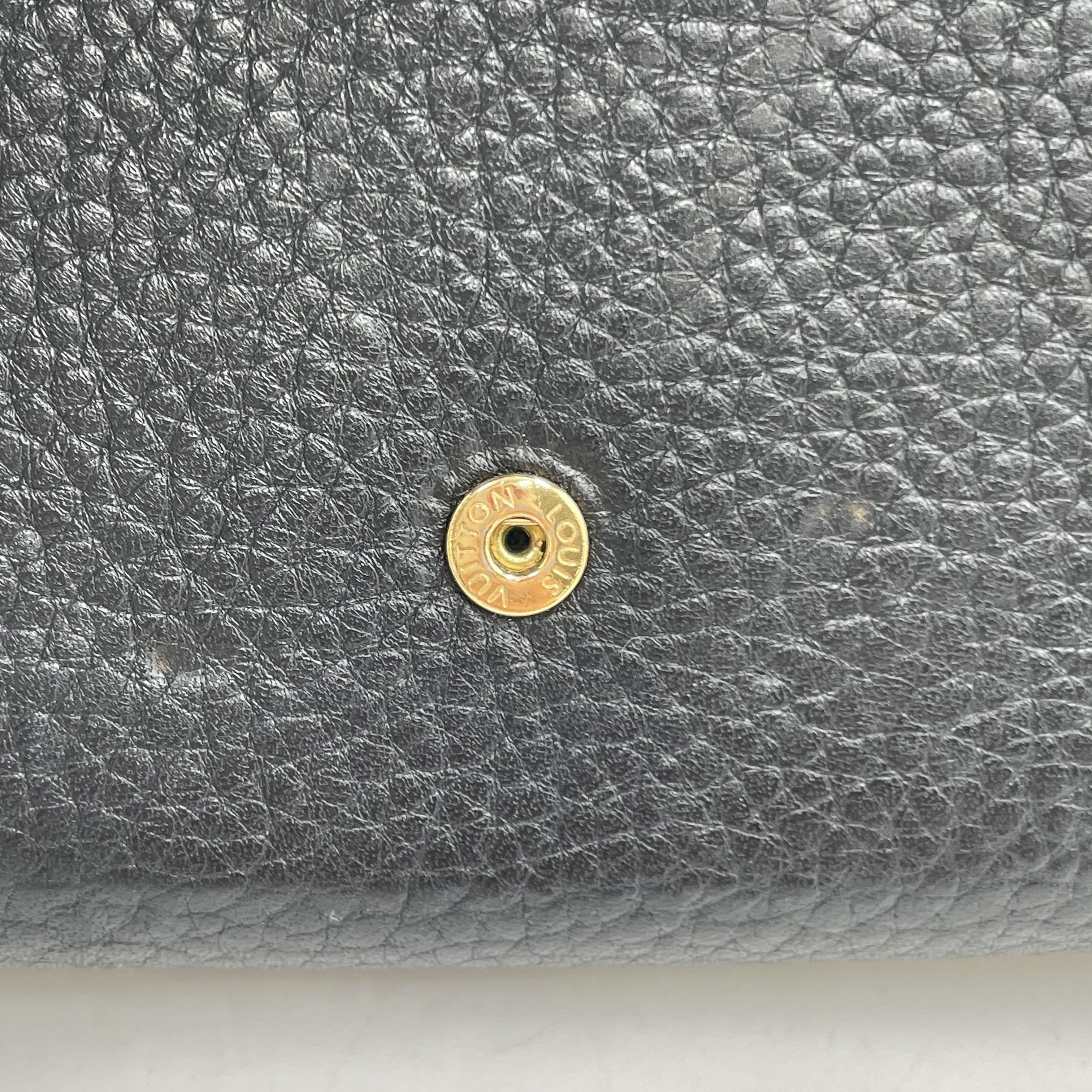 M61248 Louis Vuitton Portefeuille Capucine Black Grenard IC Wallet — view 9