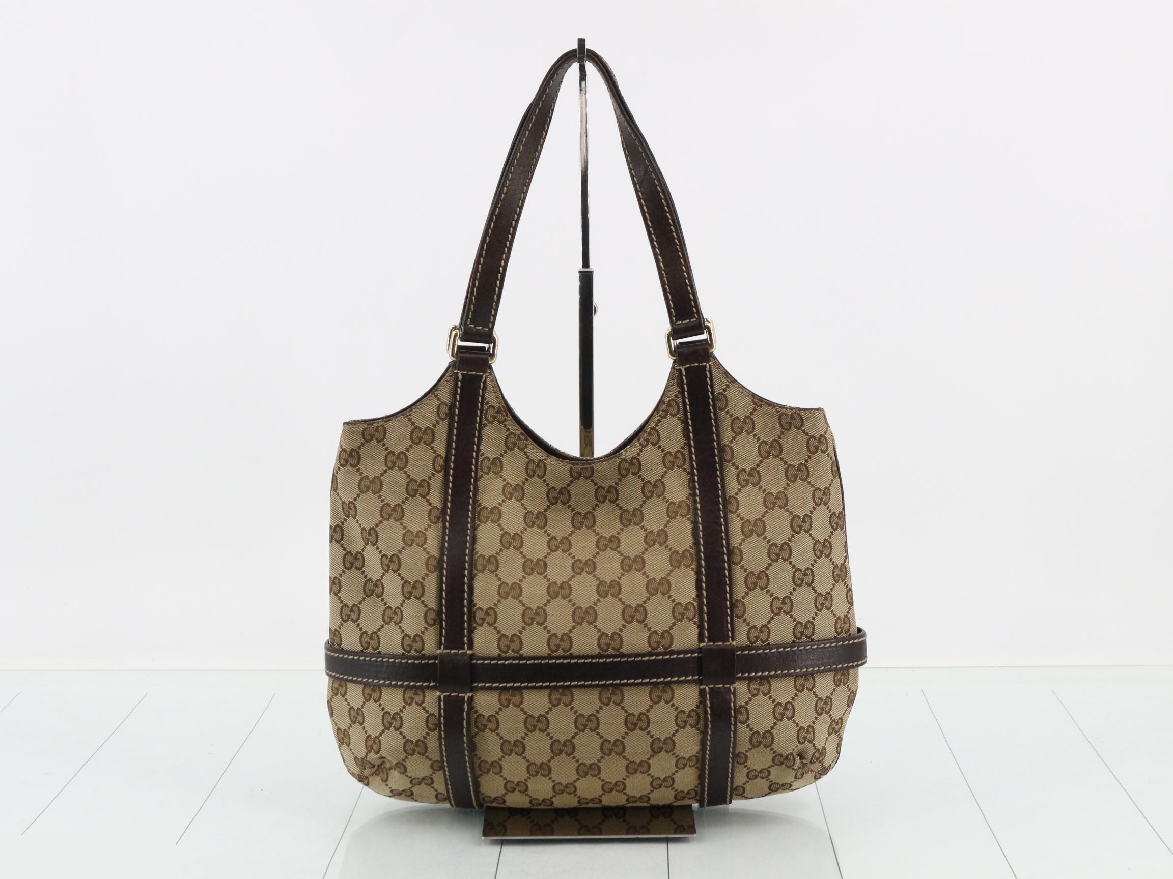 GG canvas interlocking G belt hobo semi-shoulder bag — view 2