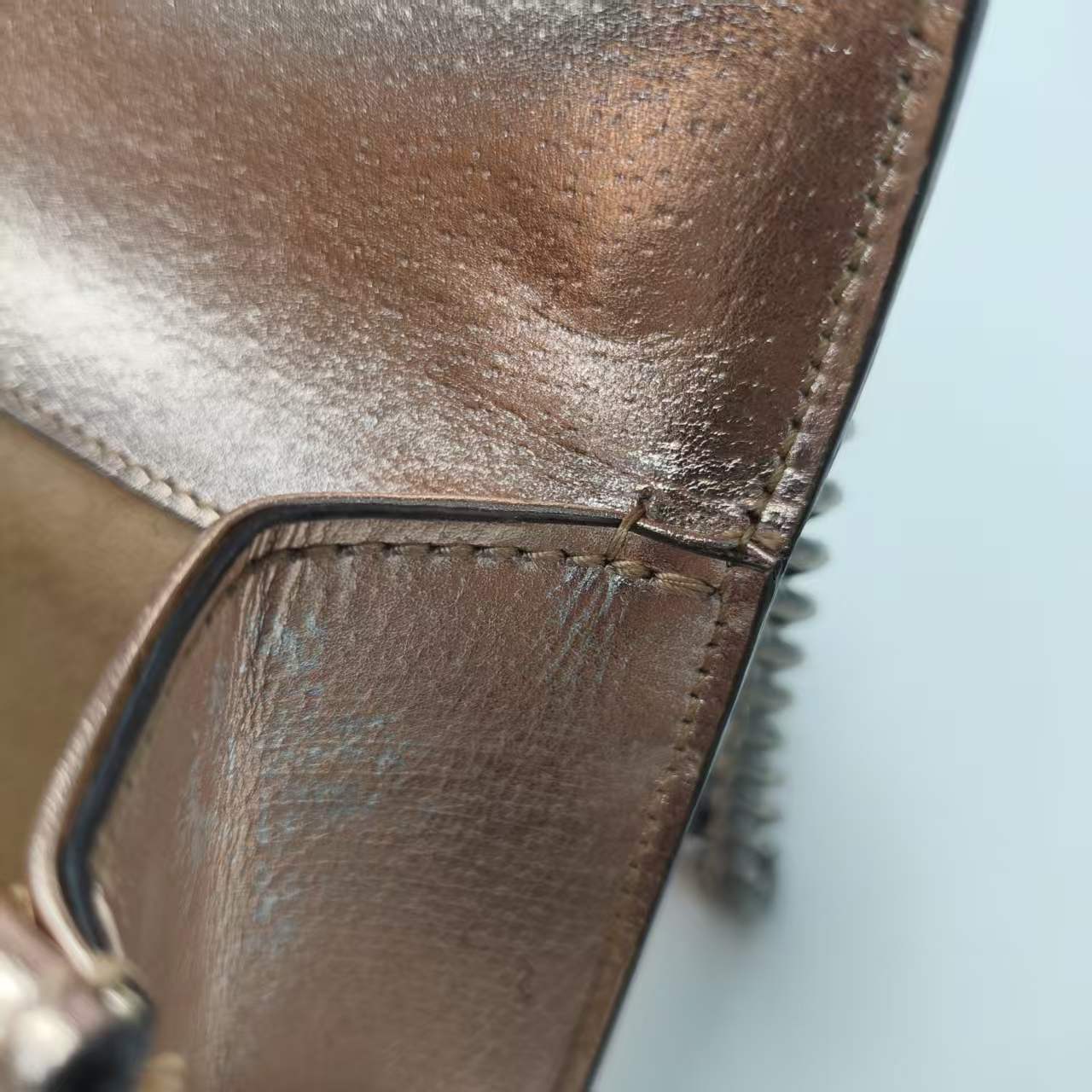 【*Shipped from: China*】GUCCI Leather Shoulder Bag 499623 — view 9