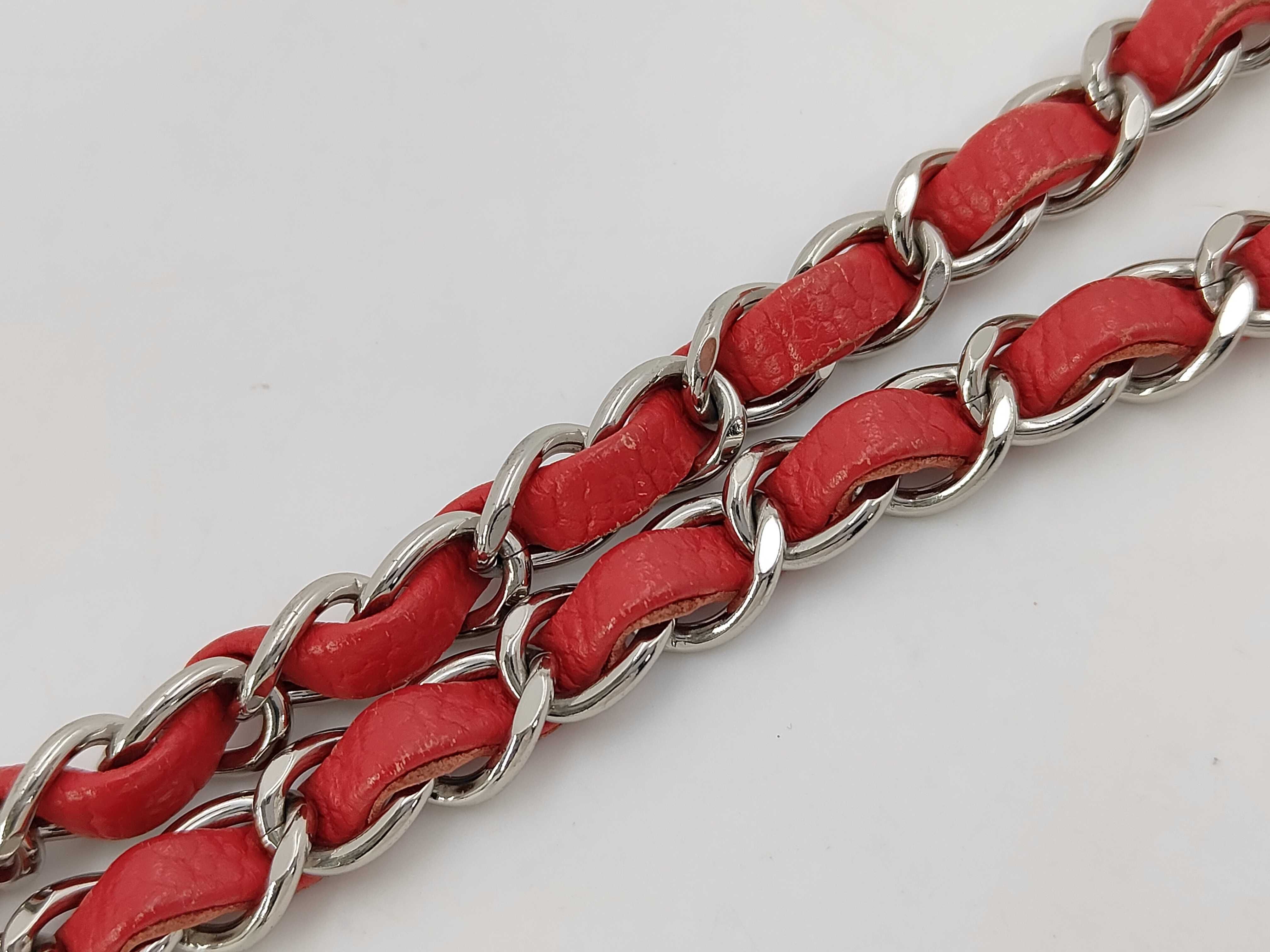 V-stitch Mini Chain Shoulder Bag, Caviar Red, SS Shoulder Bag — view 4