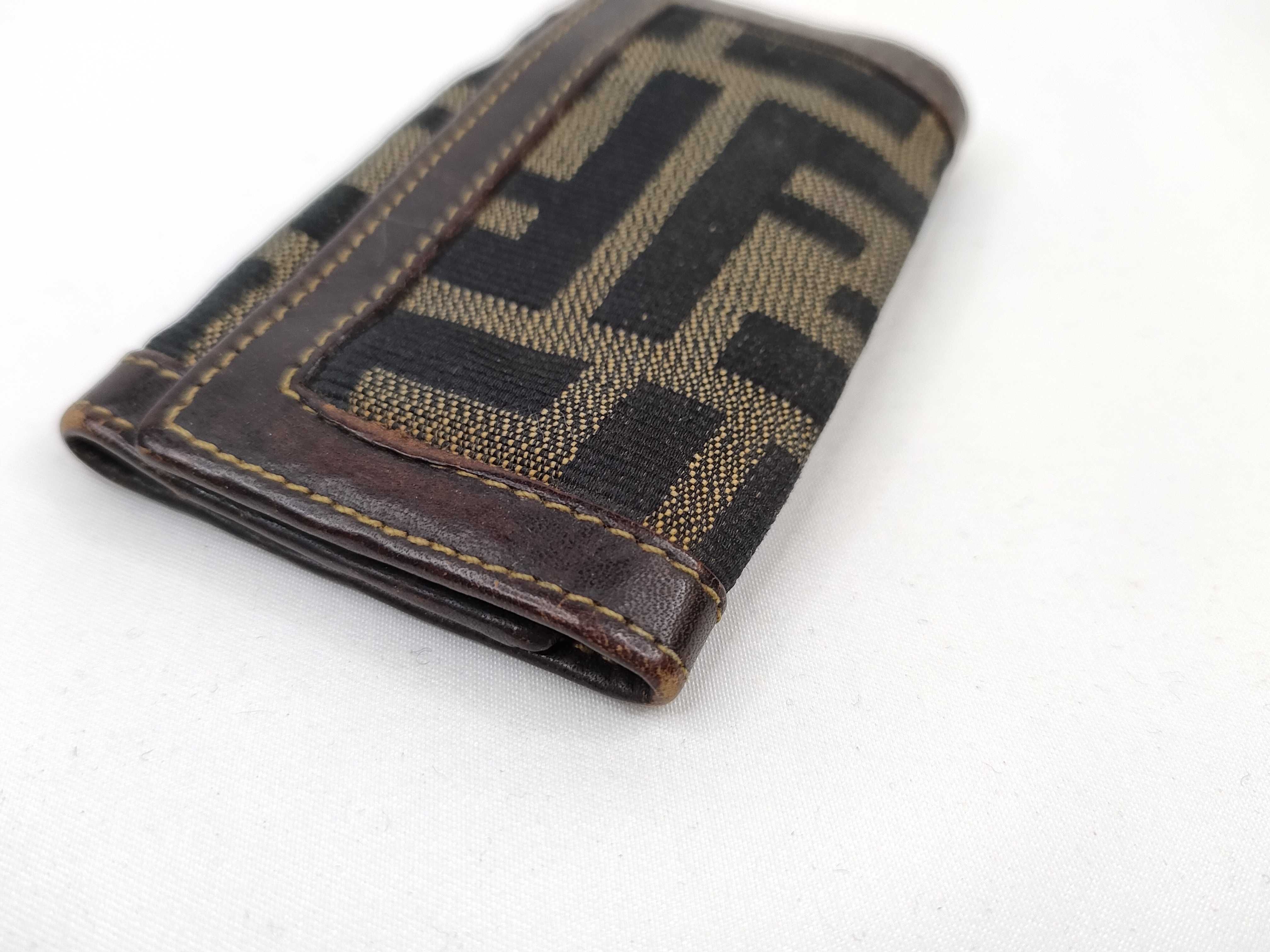 Zucca pattern Fendi Macadam key case — view 3