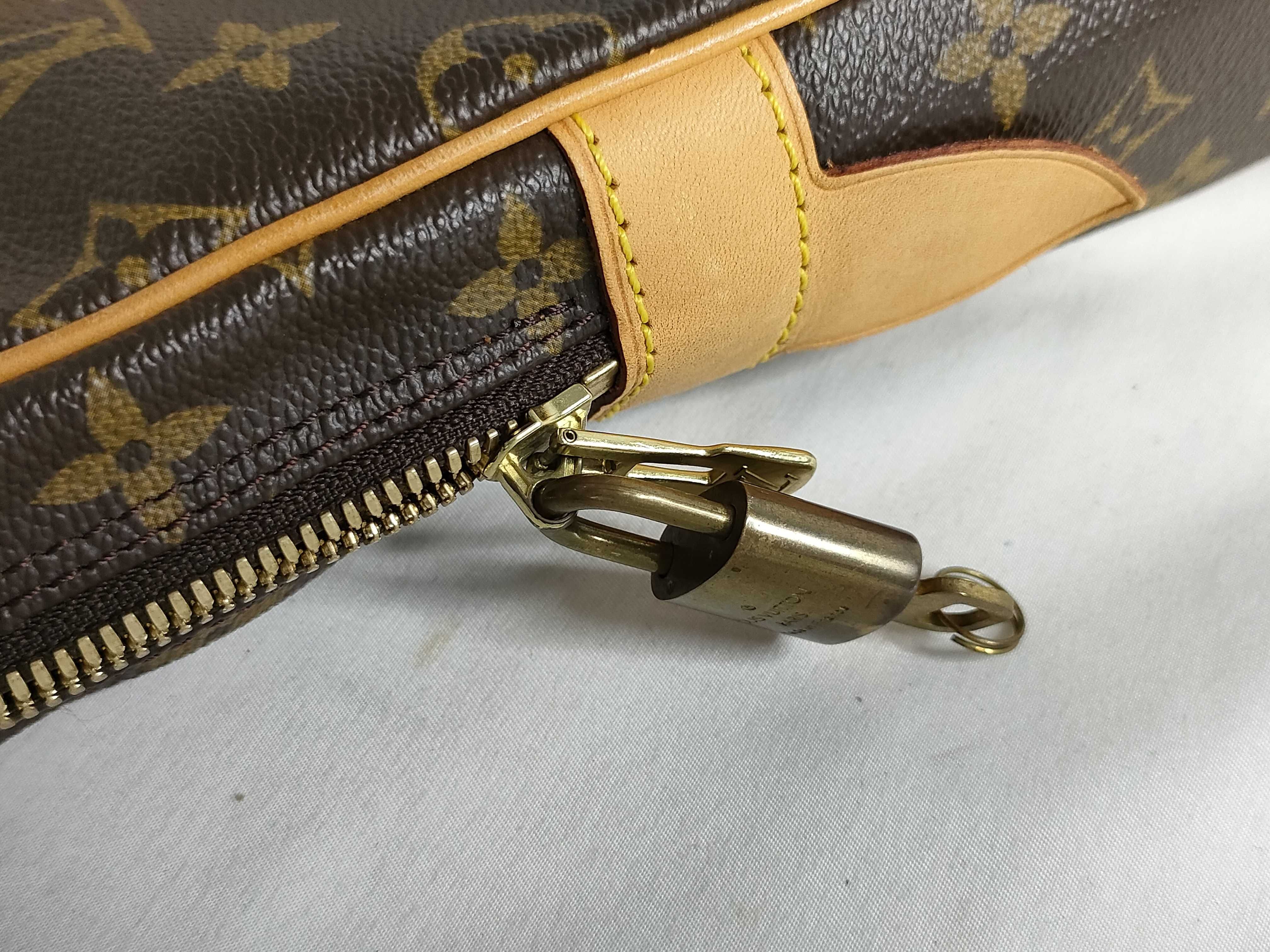Monogram Vuitton Monogram Port Document Voyage M53361 Brown TH1021 Business Bag — view 15