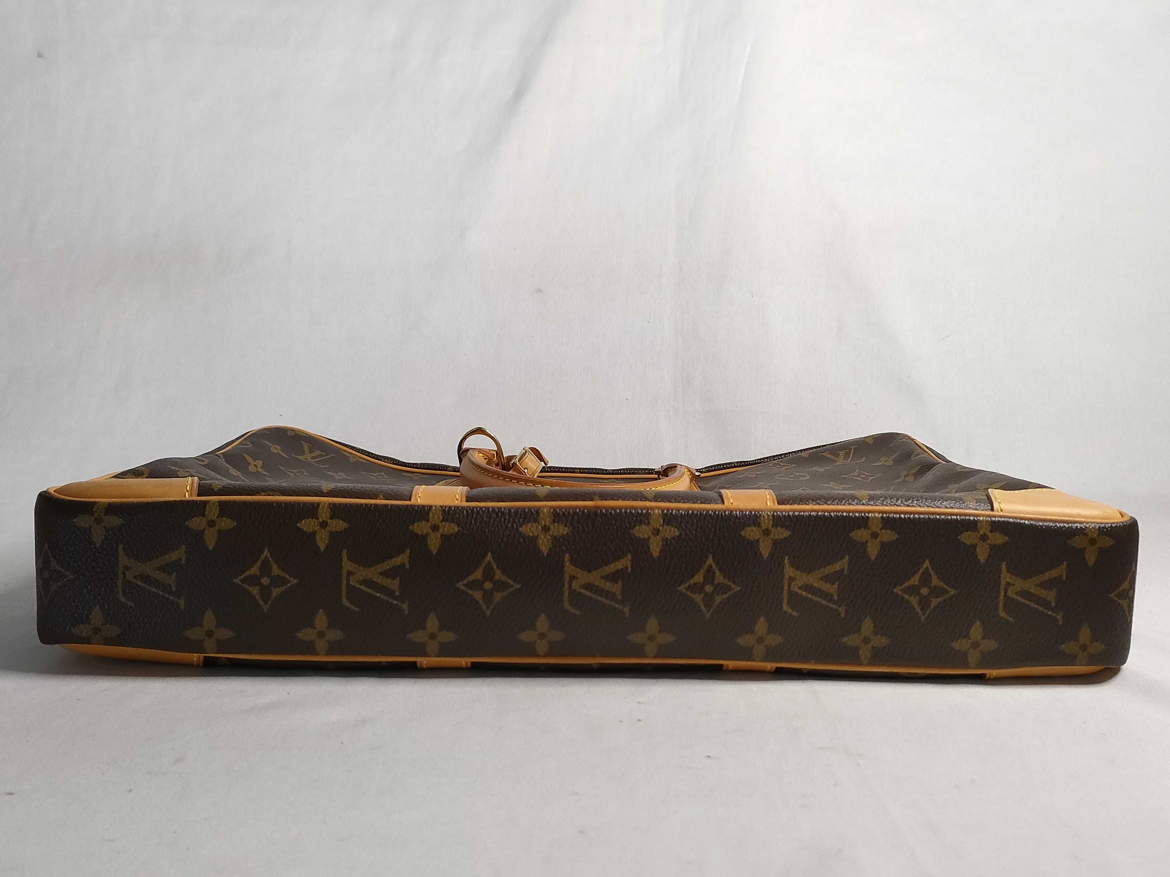 Monogram Vuitton Monogram Port Document Voyage M53361 Brown TH1021 Business Bag — view 7