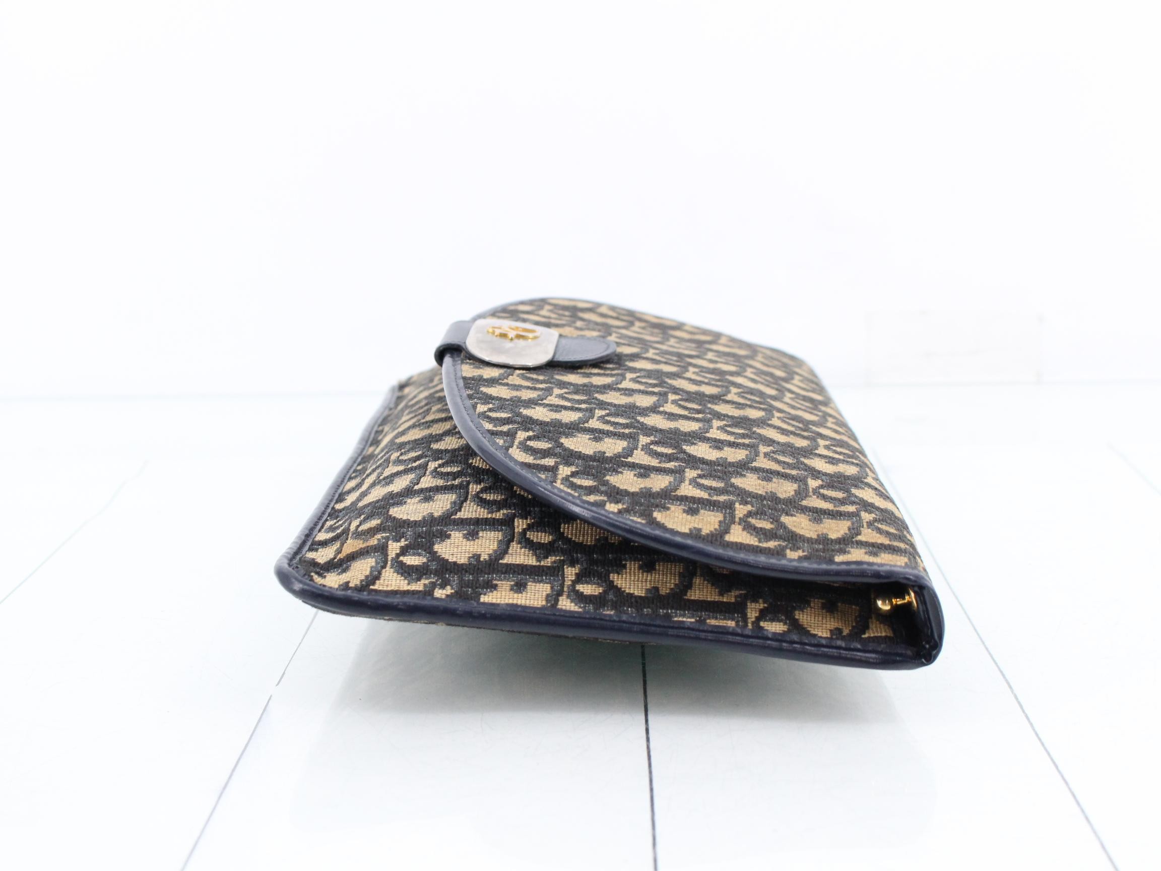 Trotter Shoulder Bag, Navy Canvas — view 3
