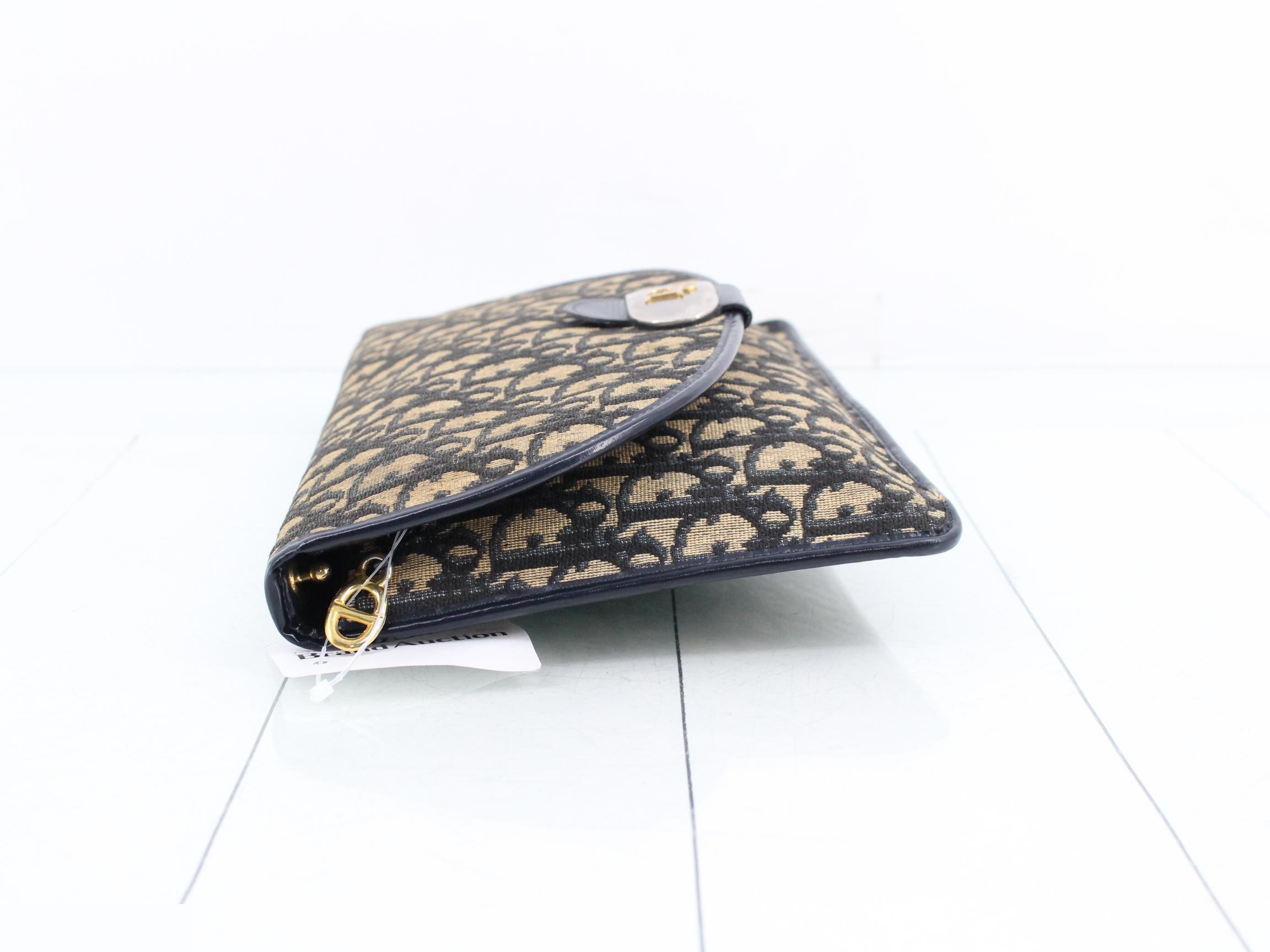 Trotter Shoulder Bag, Navy Canvas — view 4